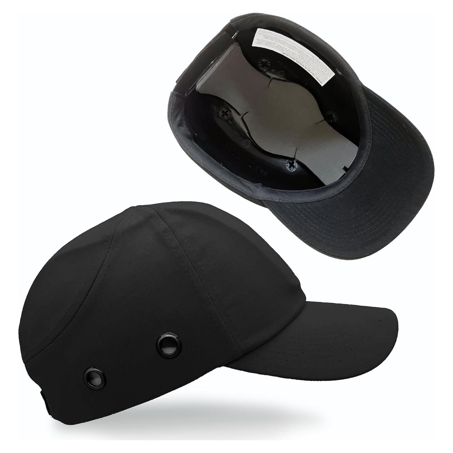 Gorra de Seguridad Bump Lucent Path Negra 100% Algodón