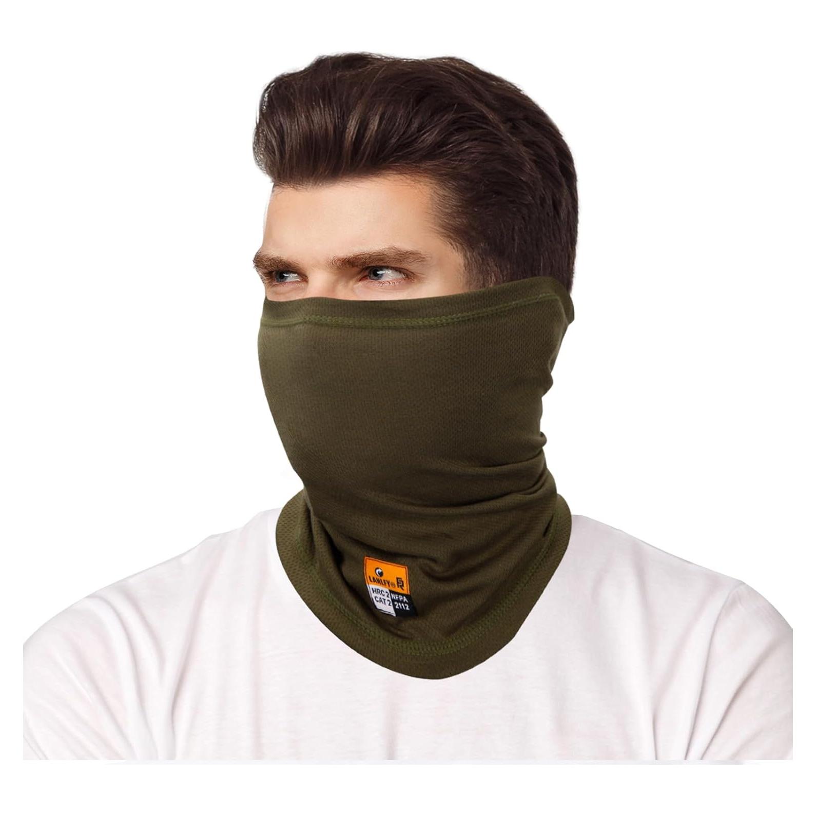 Gaiter de Cuello FR LANLFY Verde Militar Transpirable