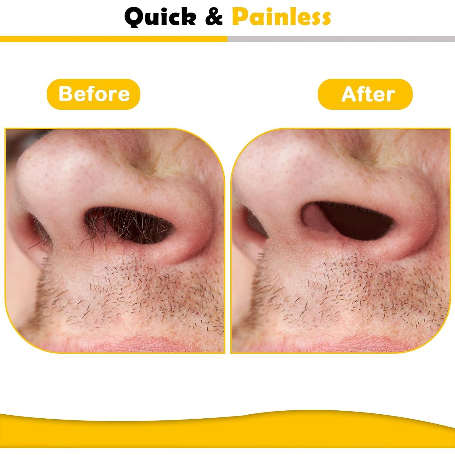 Kit de Cera para Vello Nasal Charmonic 120g - 40 Aplicadores