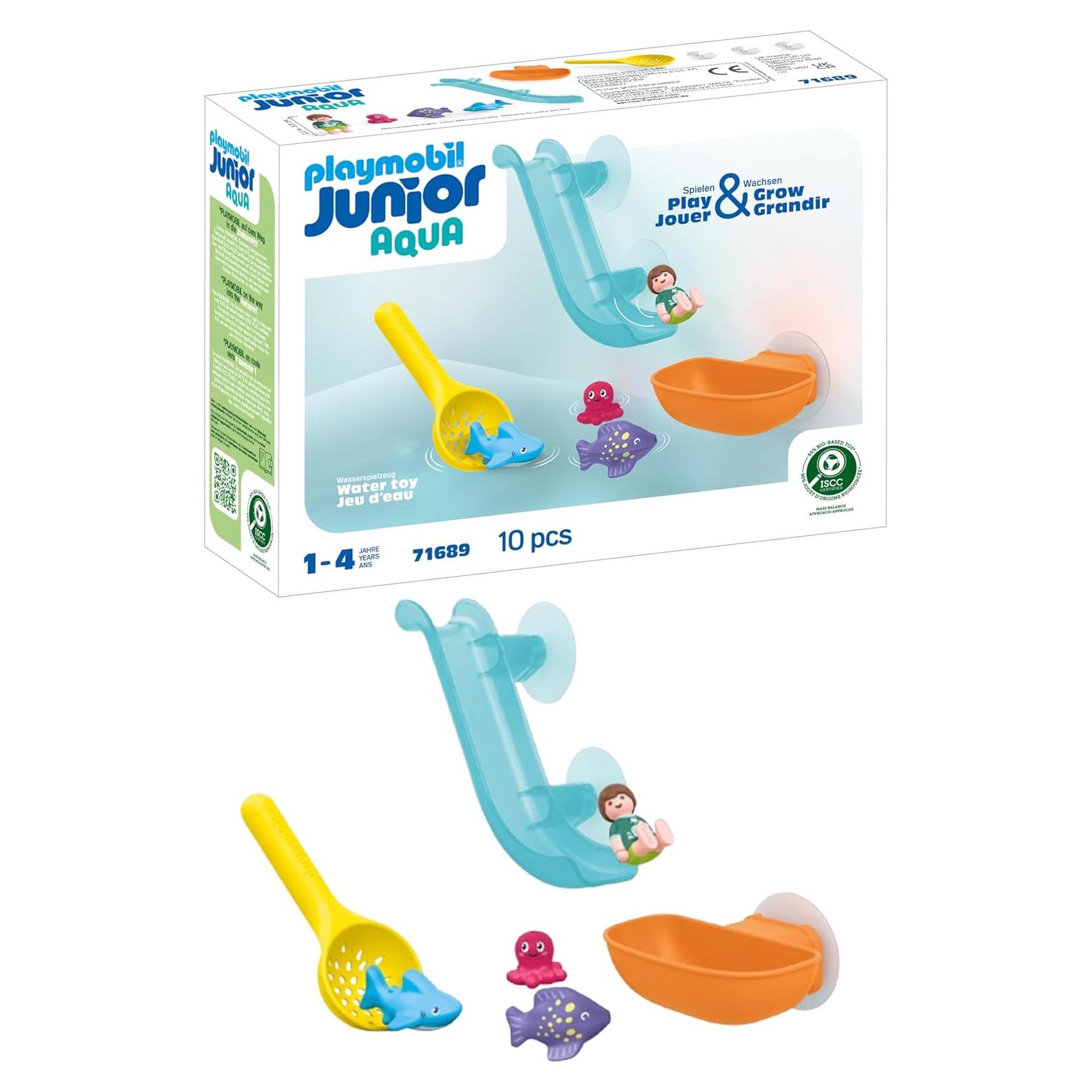 Tobogán de Agua Playmobil Junior con Animales Marinos