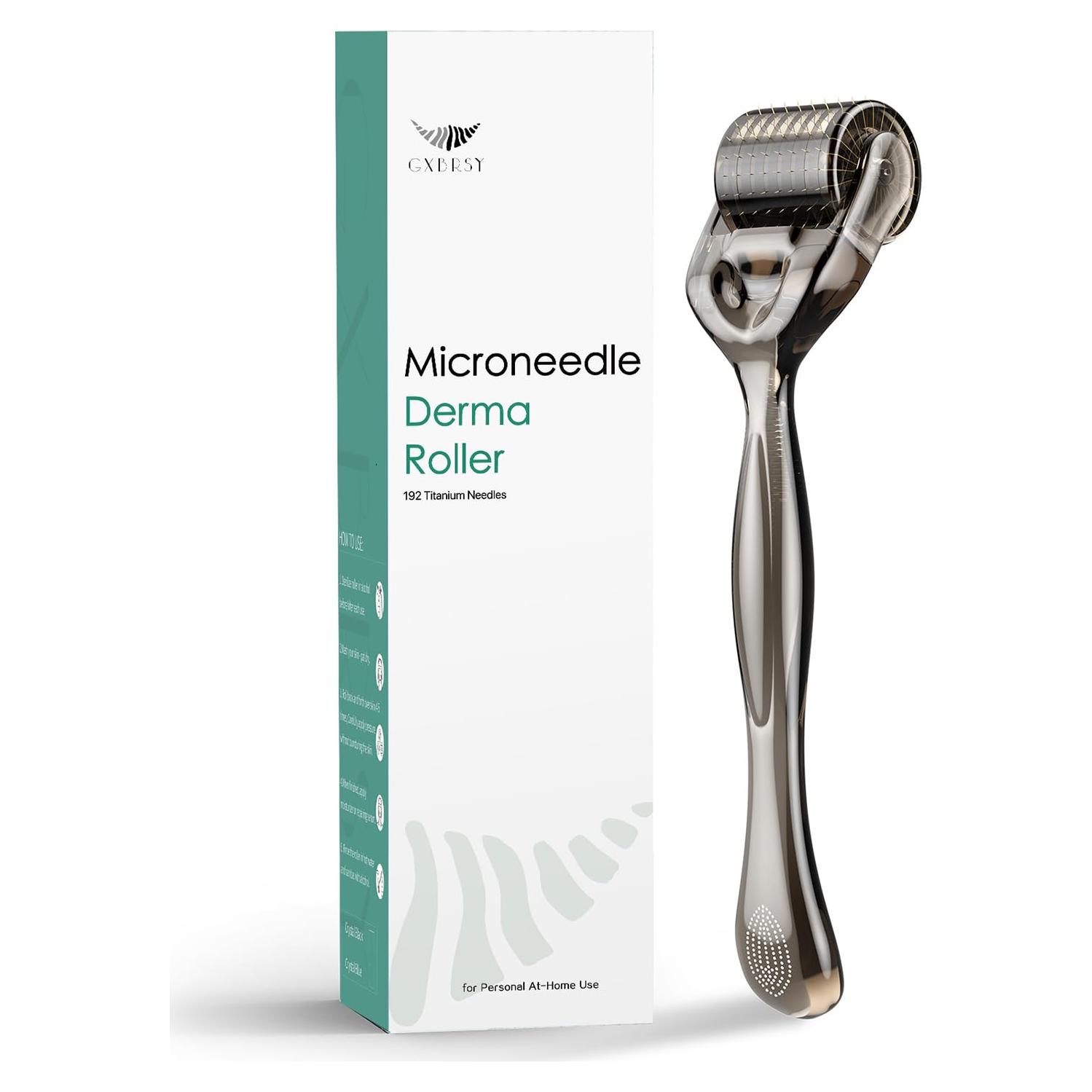 Derma Roller 0.25mm Titanio GXBRSY para Barba y Cara