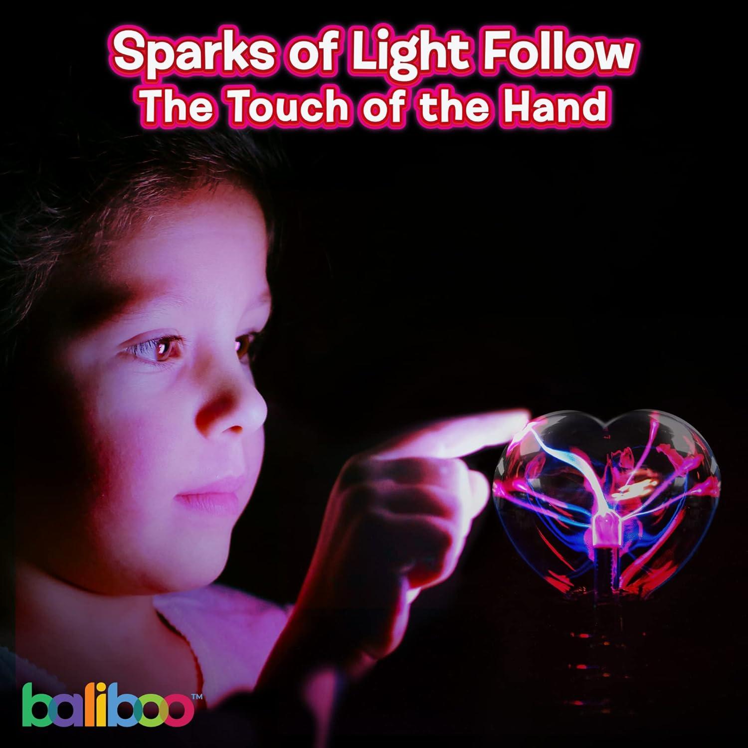 Lámpara de Plasma Corazón BALIBOO 10 cm Táctil USB