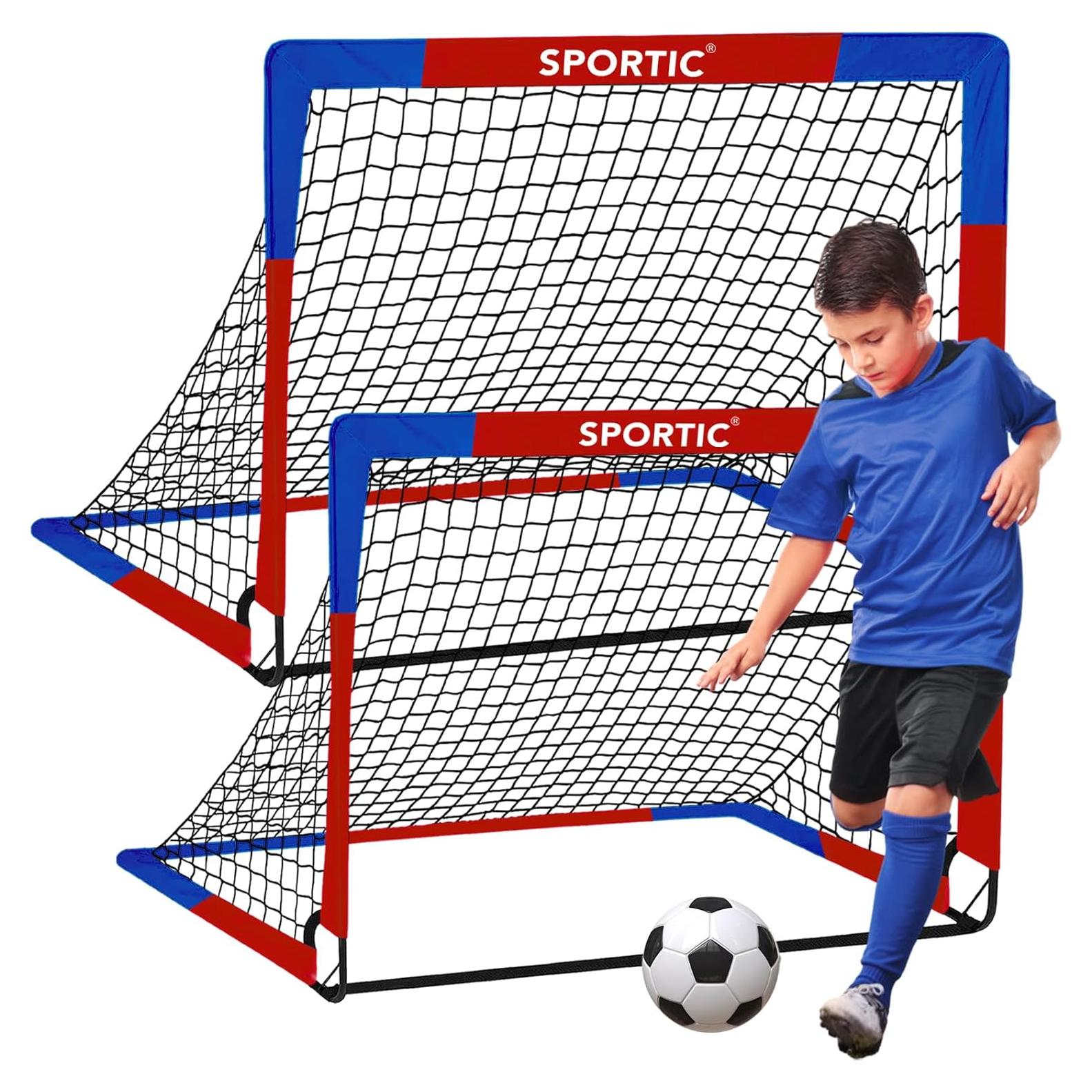 Paquete de 2 Redes de Fútbol SPORTIC SPSN001 1,22m x 0,91m