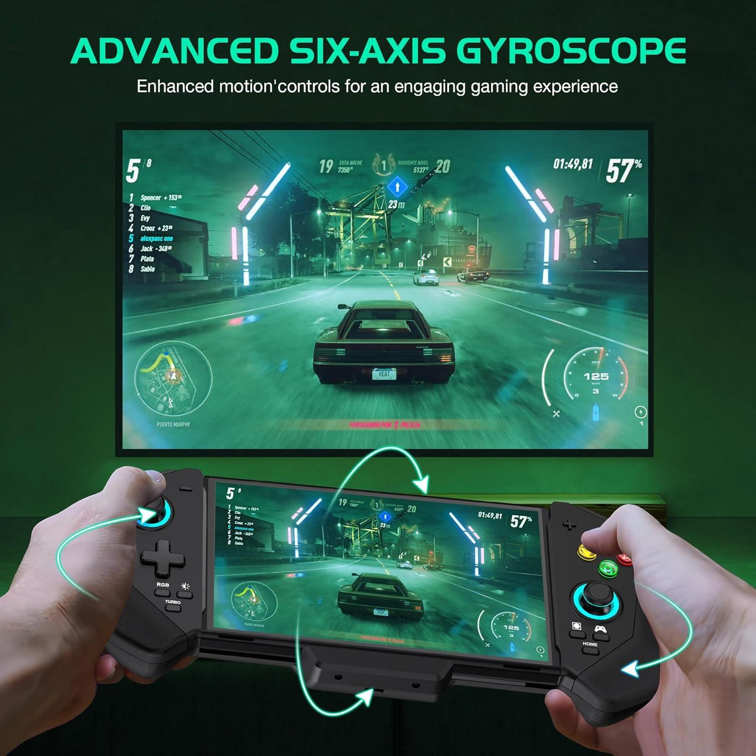 Controlador Pro CYOYPPY para Nintendo Switch y OLED - Turbo, 4 Ranuras