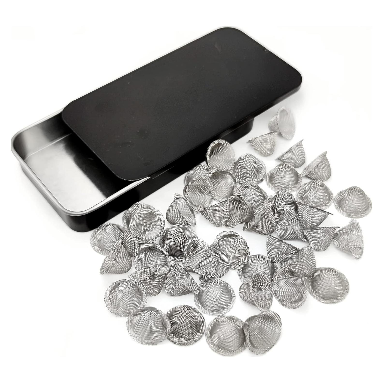 Pantallas de Tubo Ruilida 50 Piezas 1.27-1.59 cm Acero Inoxidable