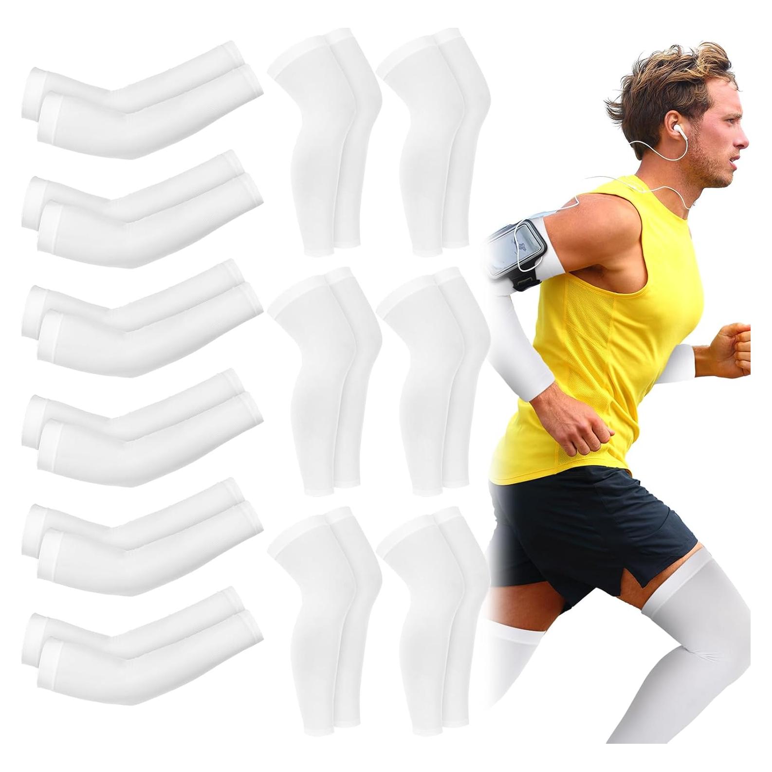 Set 6 Mangas Eccema Adulto Panitay - Brazo y Pierna, Transpirables