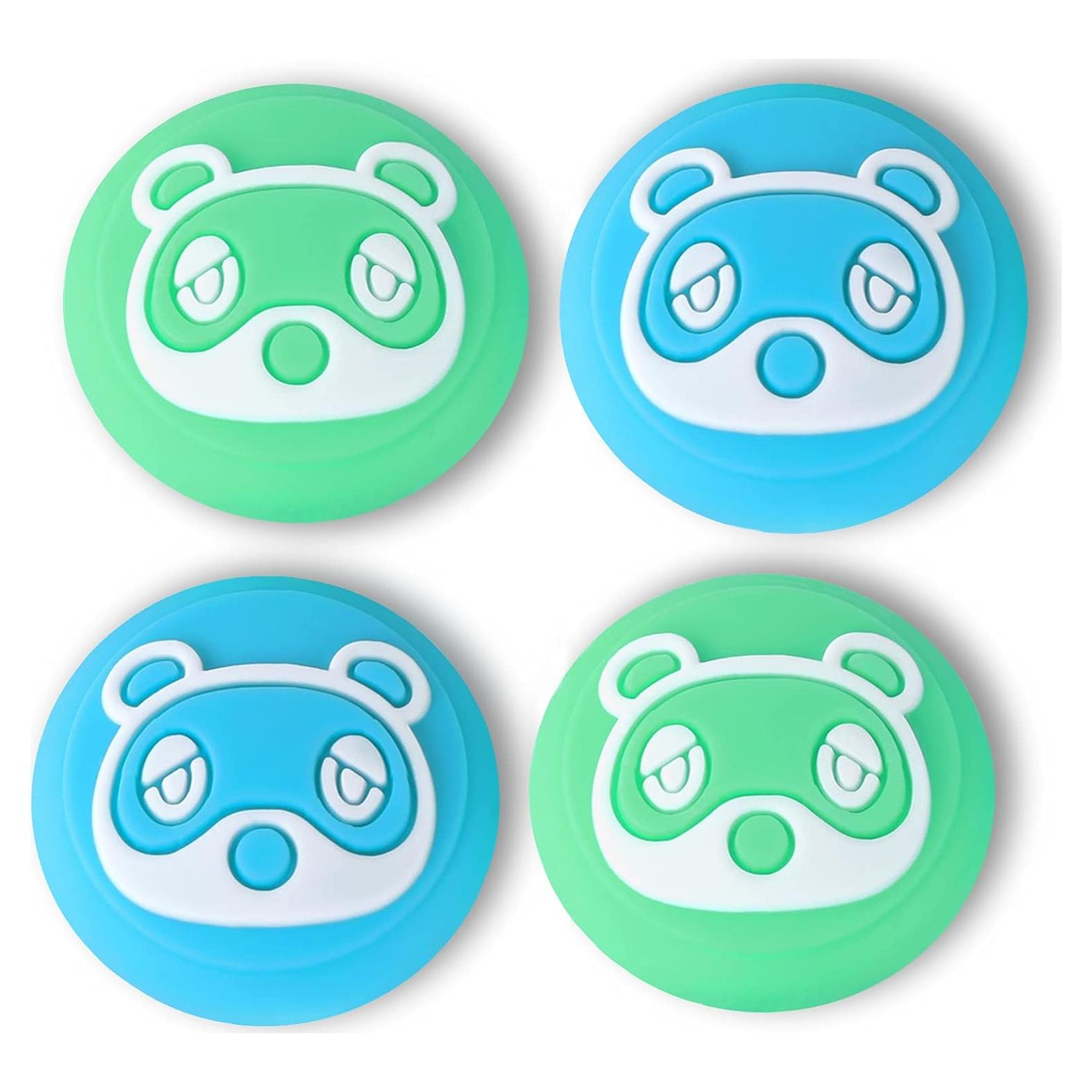 Tscope Cubiertas de Silicona para Joystick Joy-Con Racoon