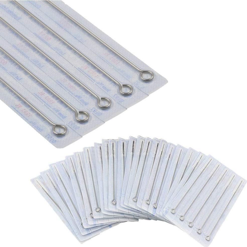 Juego de Agujas de Tatuaje Autdor 50PCS Estériles 1RL