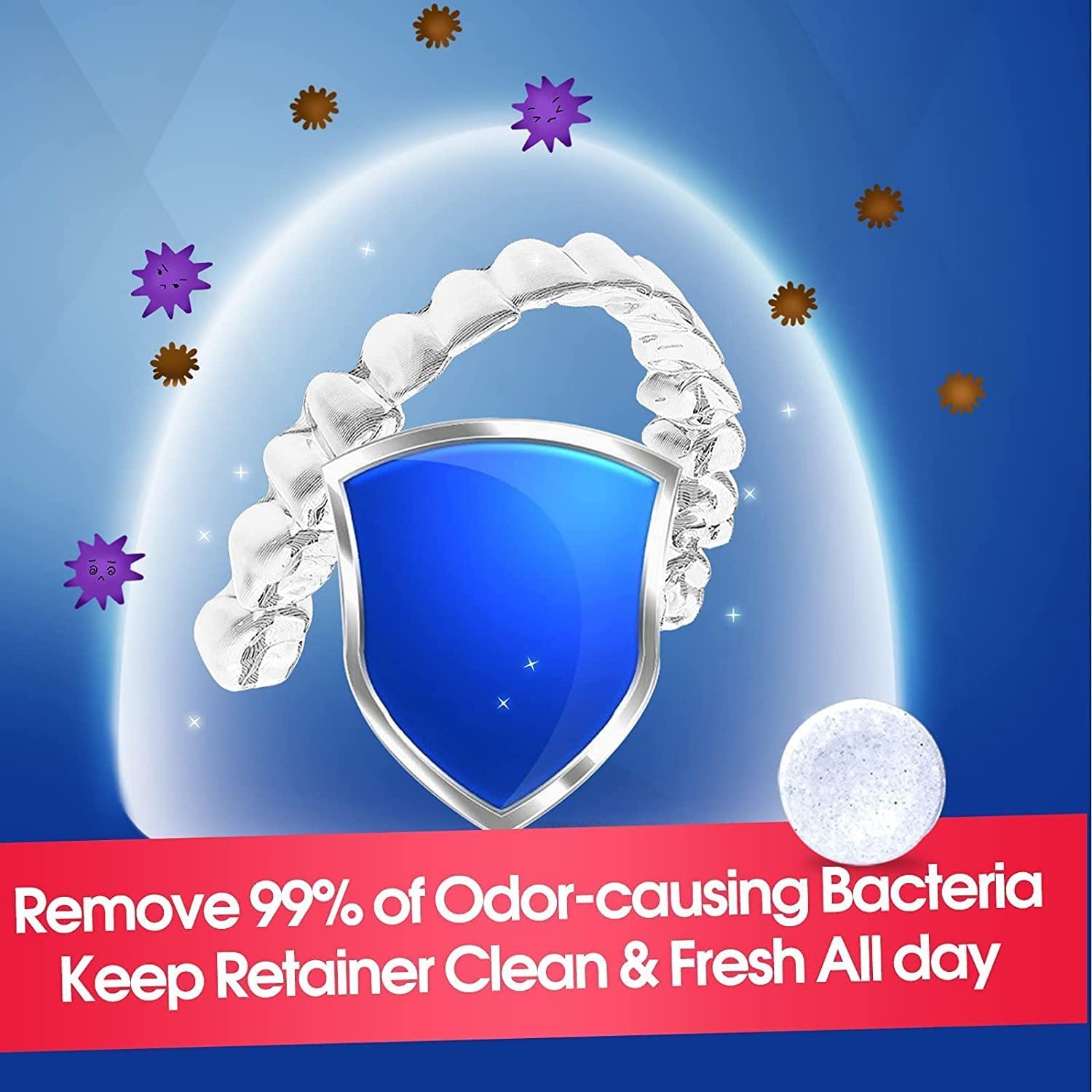 Tabletas Limpiadoras Bengbupanda 120 Pcs para Retenedores