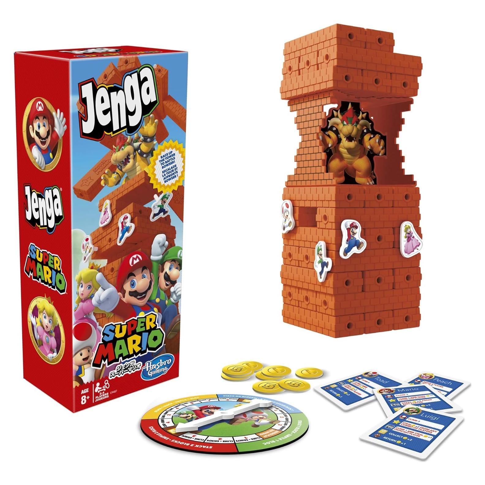 Jenga Super Mario Hasbro | Juego de Apilamiento 8+
