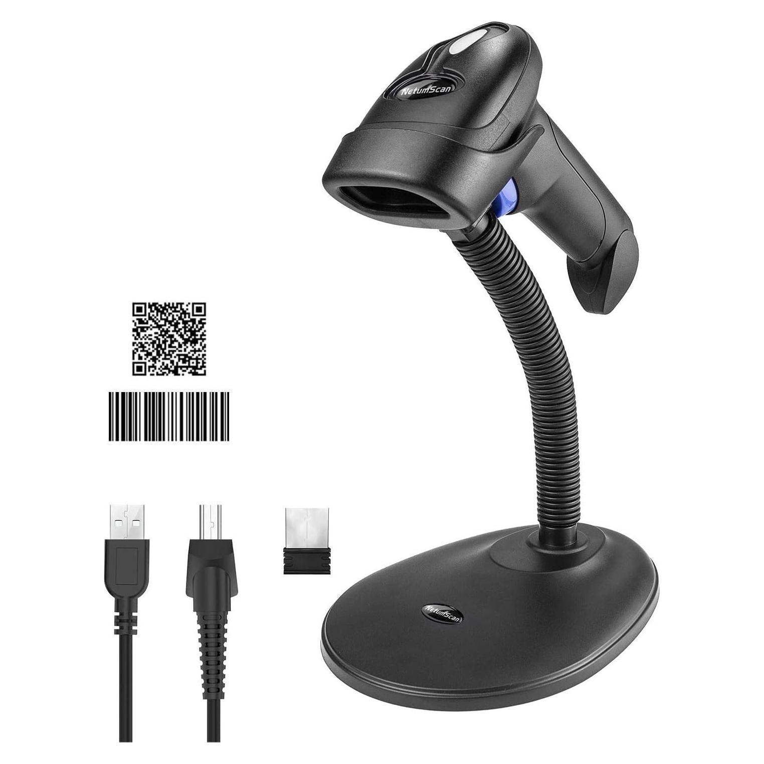 Escáner de Código de Barras Inalámbrico NetumScan 1D 2D