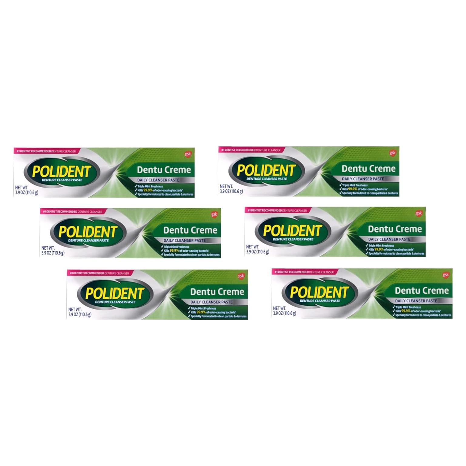 Limpiador de Dentaduras Polident GlaxoSmithKline 6 Piezas