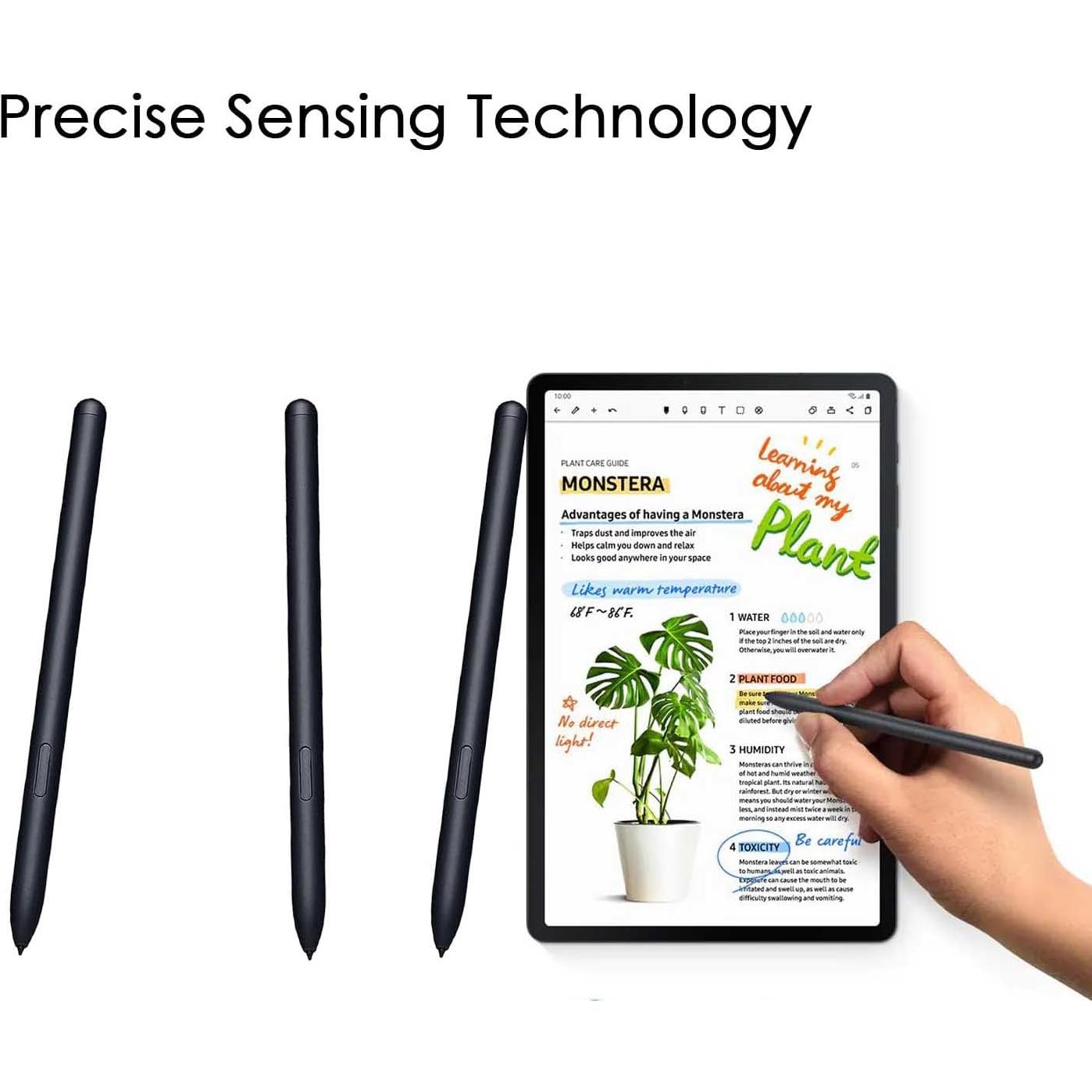 Bolígrafo S Pen Reemplazo para Samsung Galaxy Tab S7 FE Negro