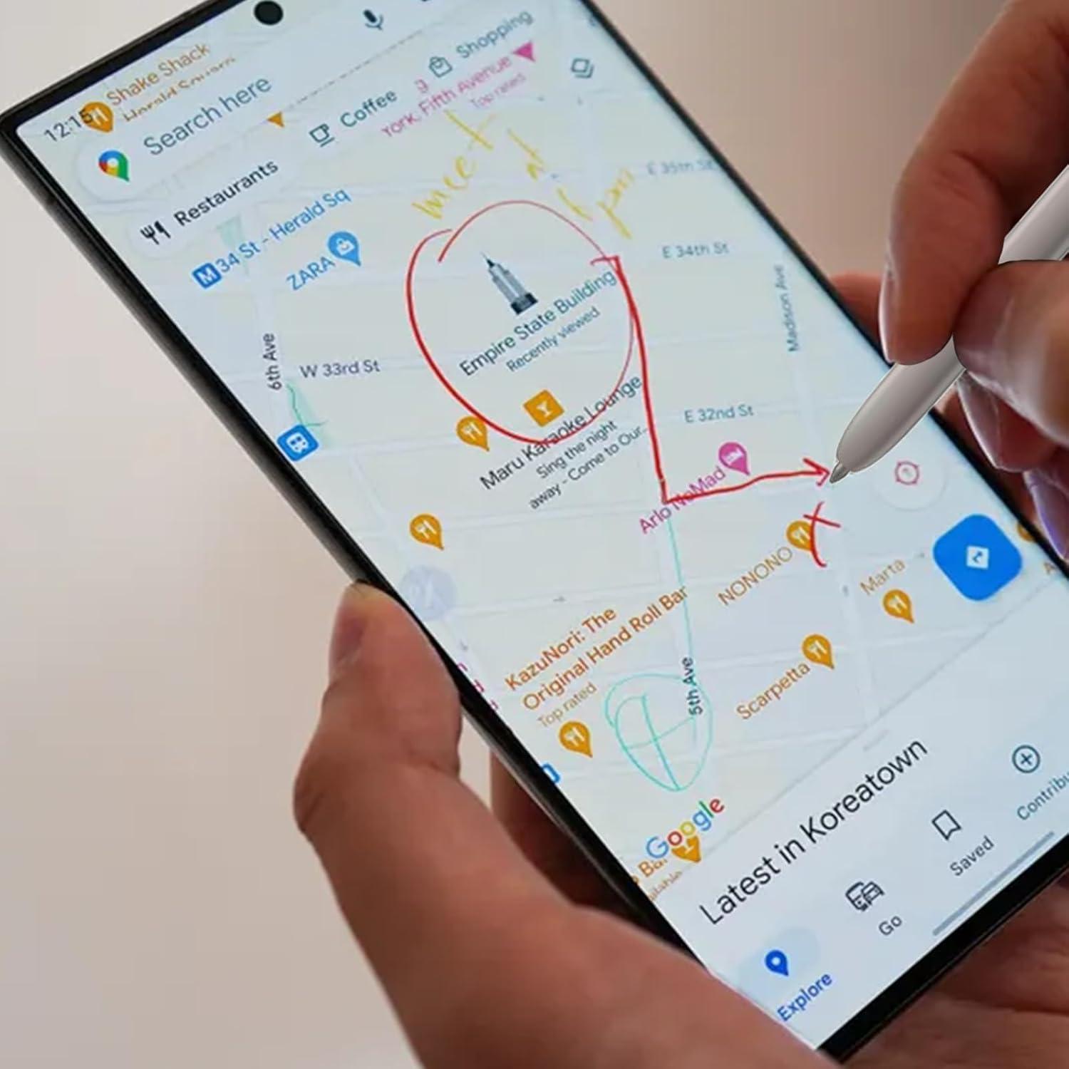 S Pen para Samsung Galaxy S24 Ultra Violeta Sin Bluetooth