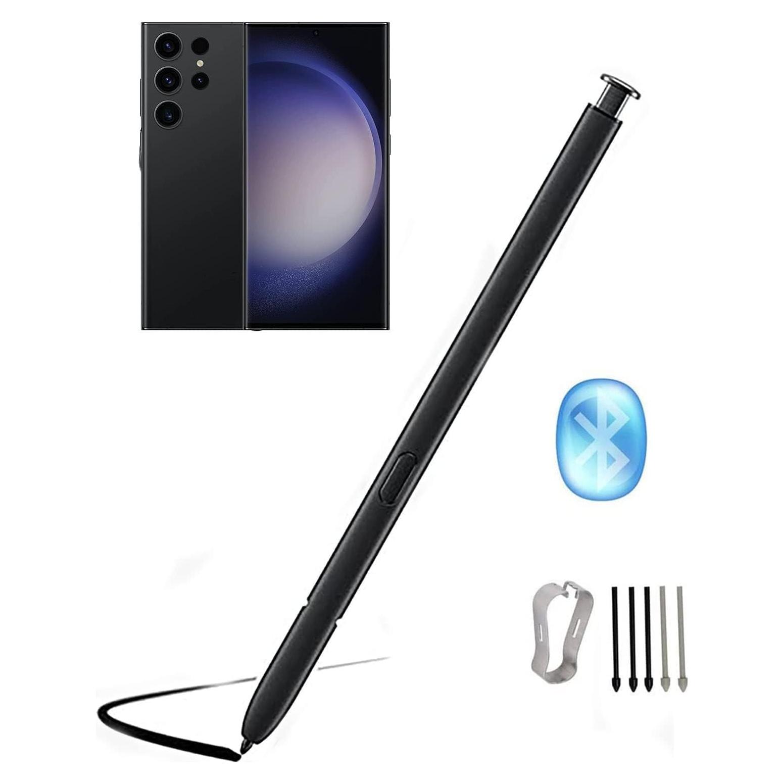 S Pen Bluetooth YJSK para Galaxy S23 Ultra 5G Negro