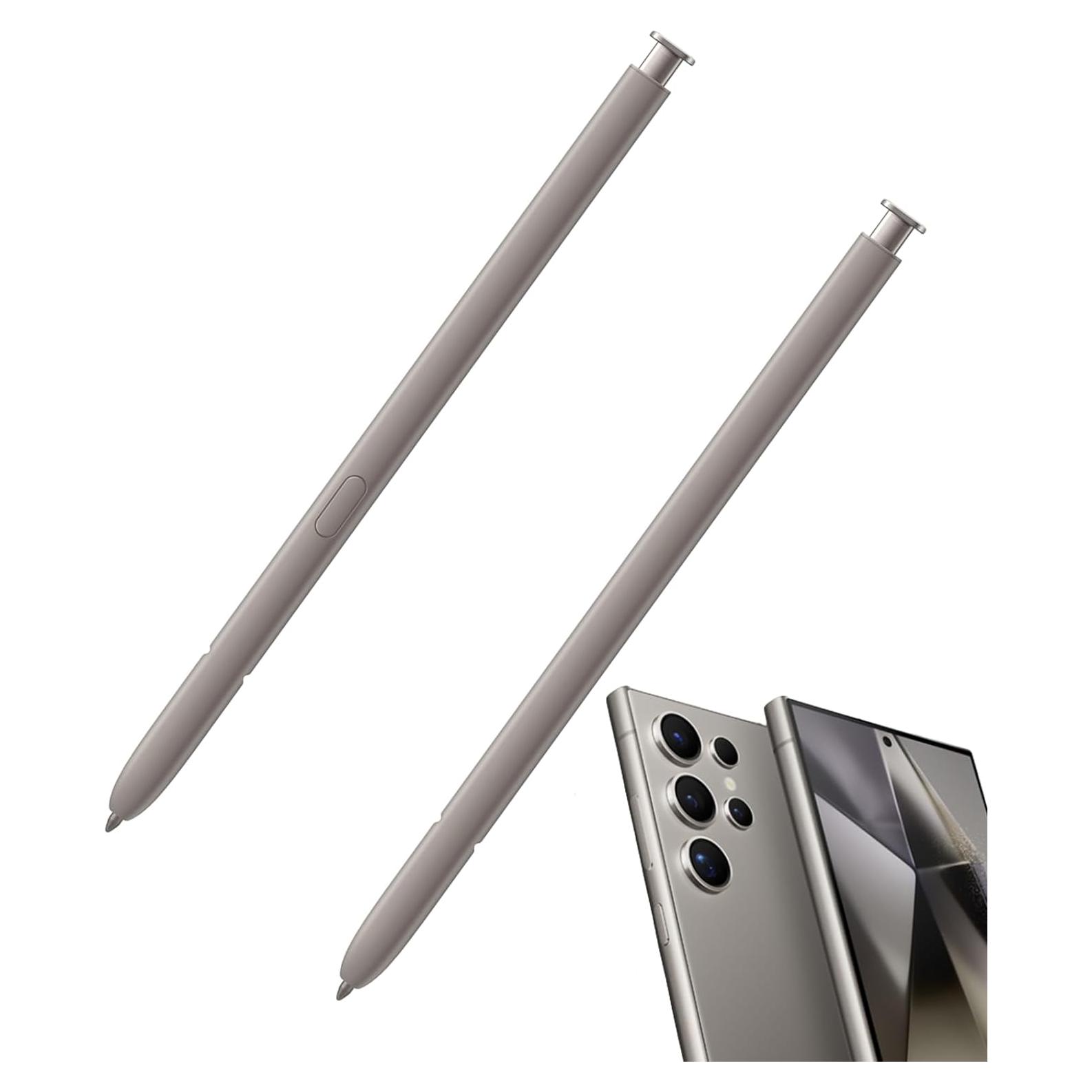 Paquete de 2 S Pen para Samsung Galaxy S24 Ultra Gris