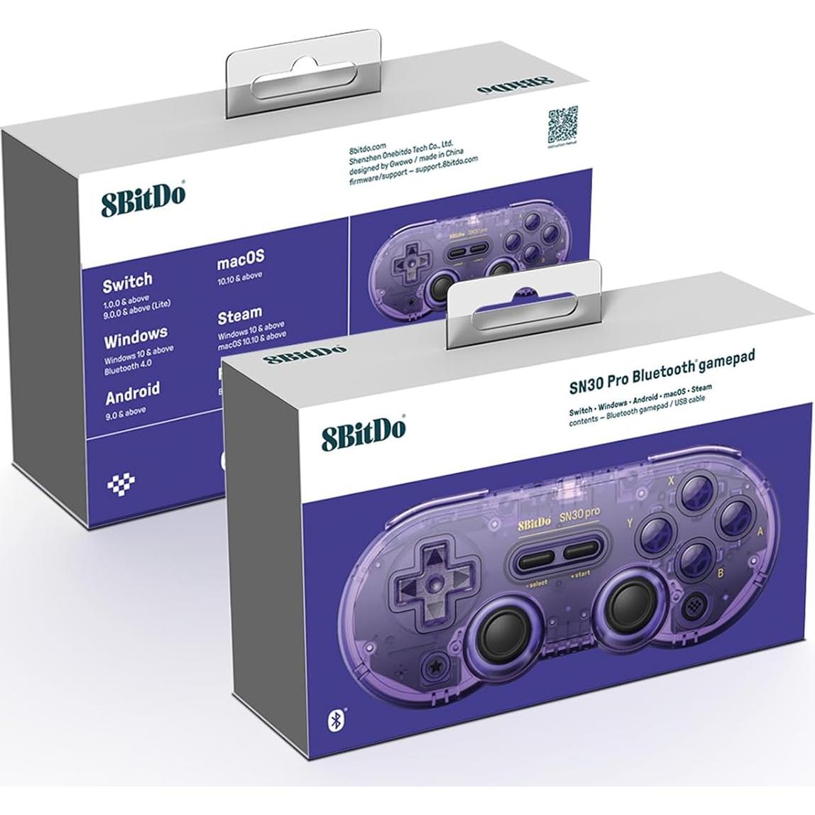 Controlador Bluetooth AKNES SN30 Pro - Compatible con Switch, Windows, Android