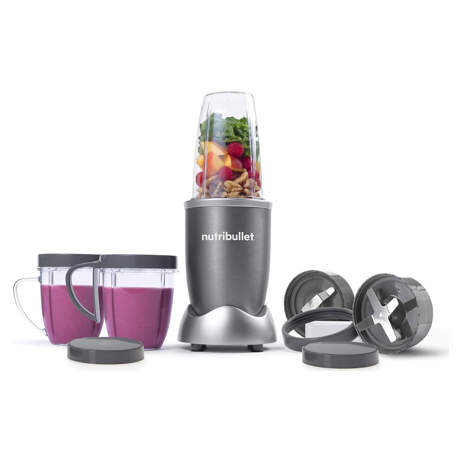 NutriBullet NBR-1201 Mezclador 600W 12 Piezas Gris