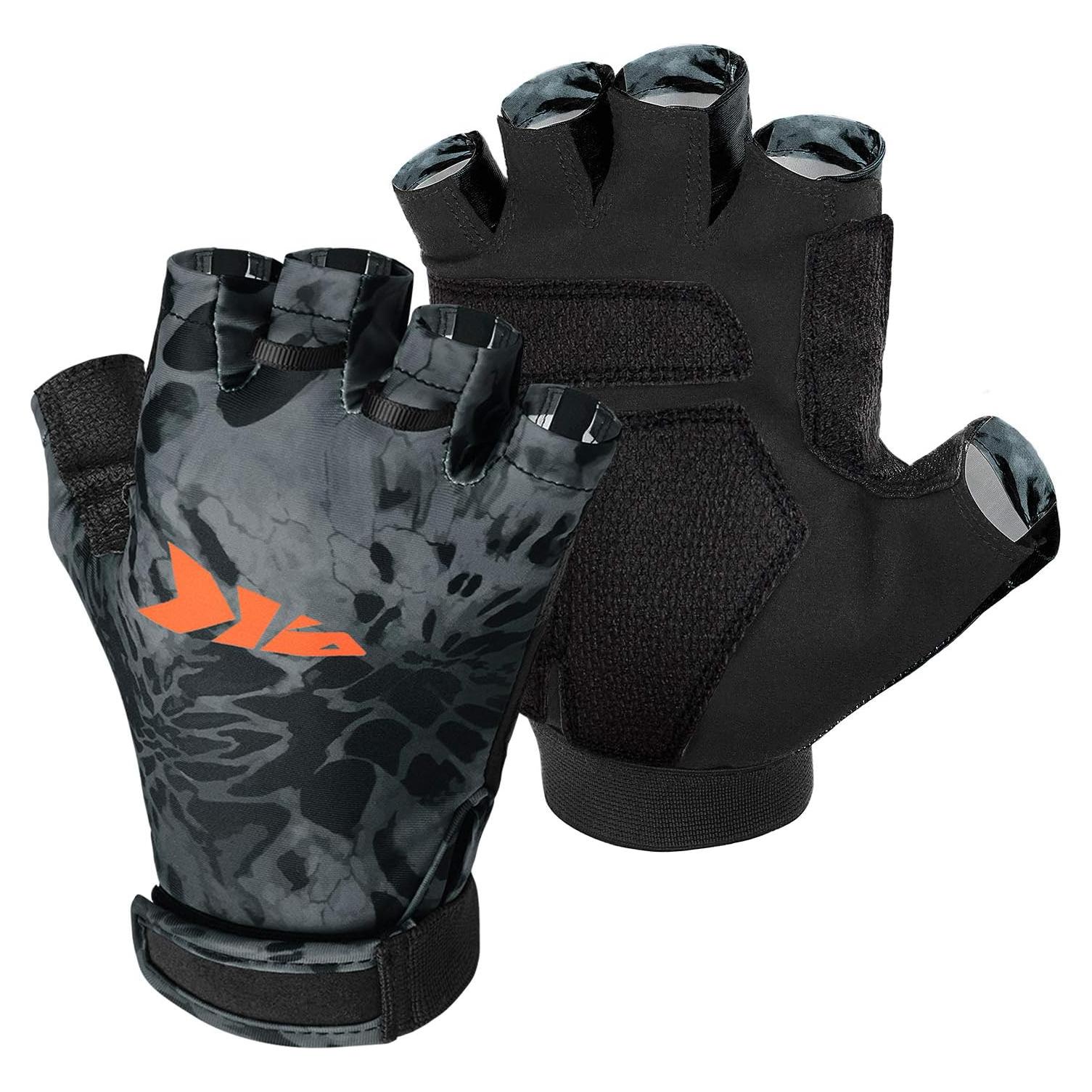 Guantes de Pesca KastKing Gill Raker UPF50+ Unisex - Camo Prym1