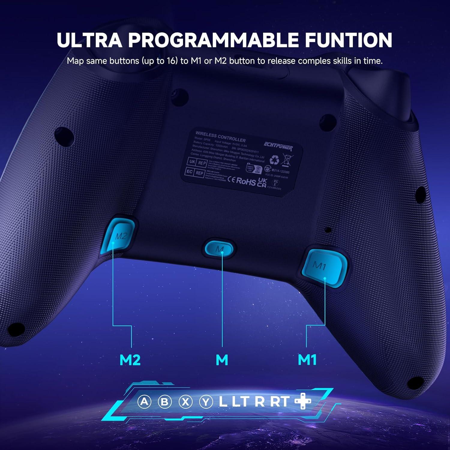 Controlador Inalámbrico ECHTPower Switch Pro Azul Estrellado