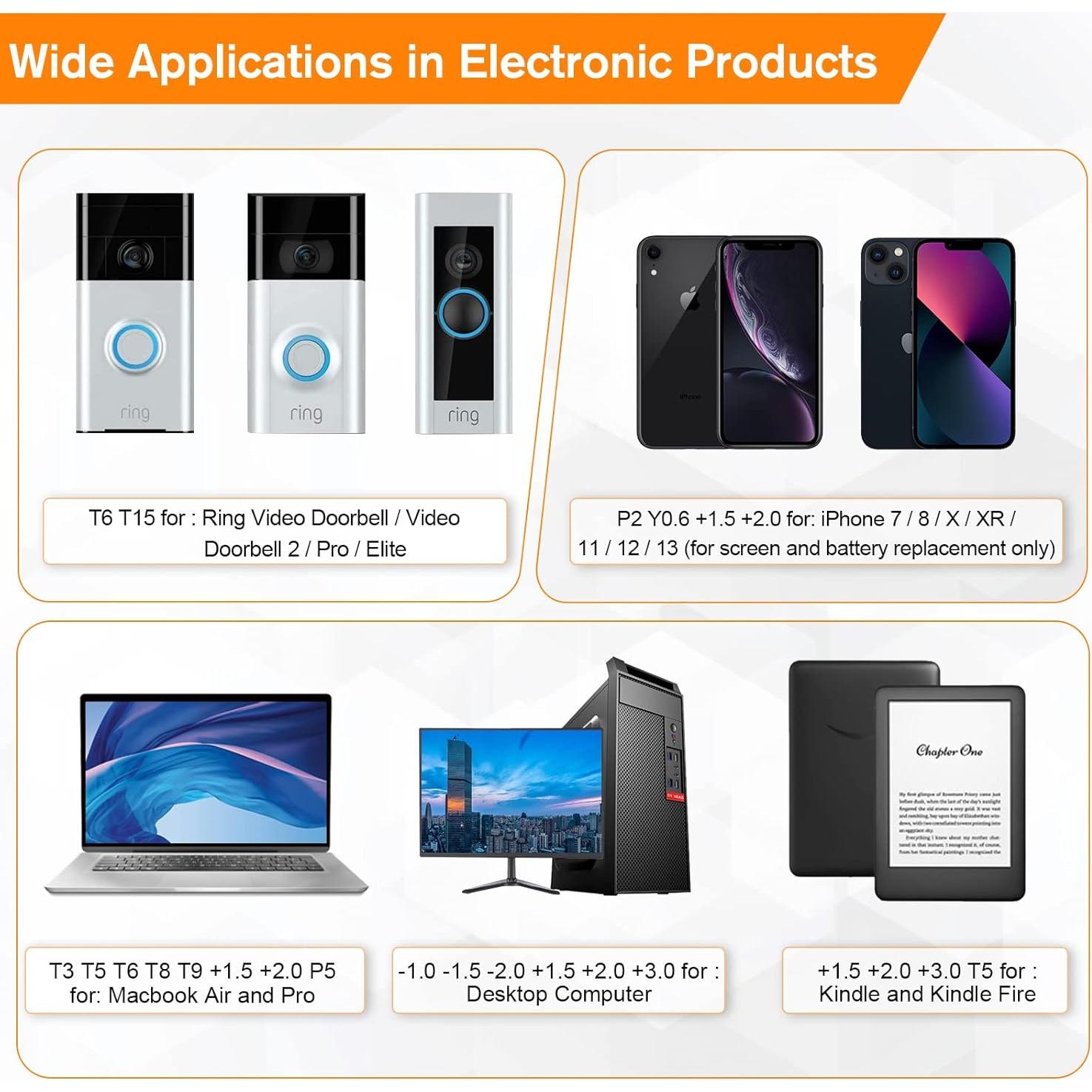 Juego de Destornilladores de Precisión Jorest 24 Piezas CR-V