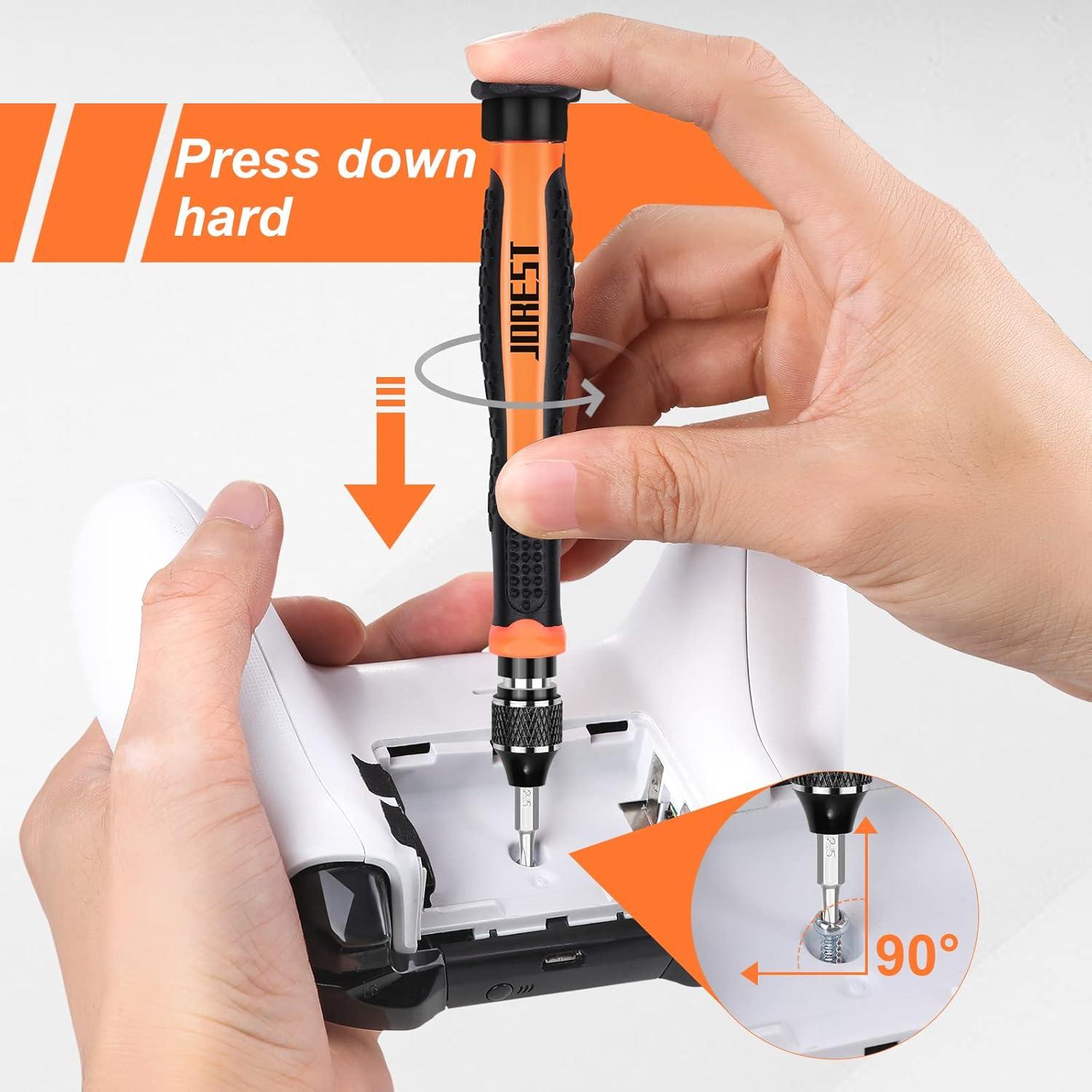 Juego de Destornilladores de Precisión Jorest 24 Piezas CR-V