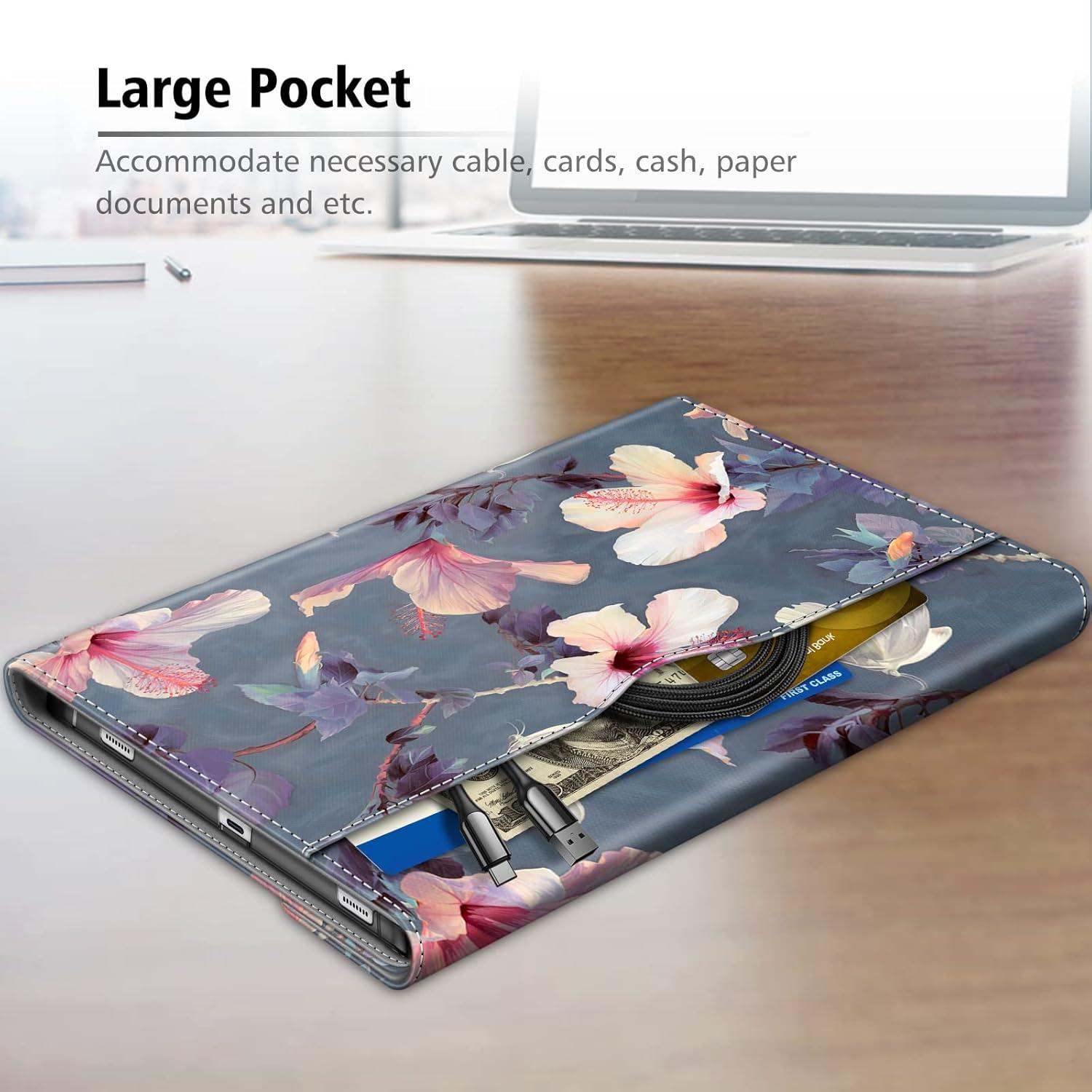 Funda Fintie para Samsung Galaxy Tab S8+ 12.4" Hibisco