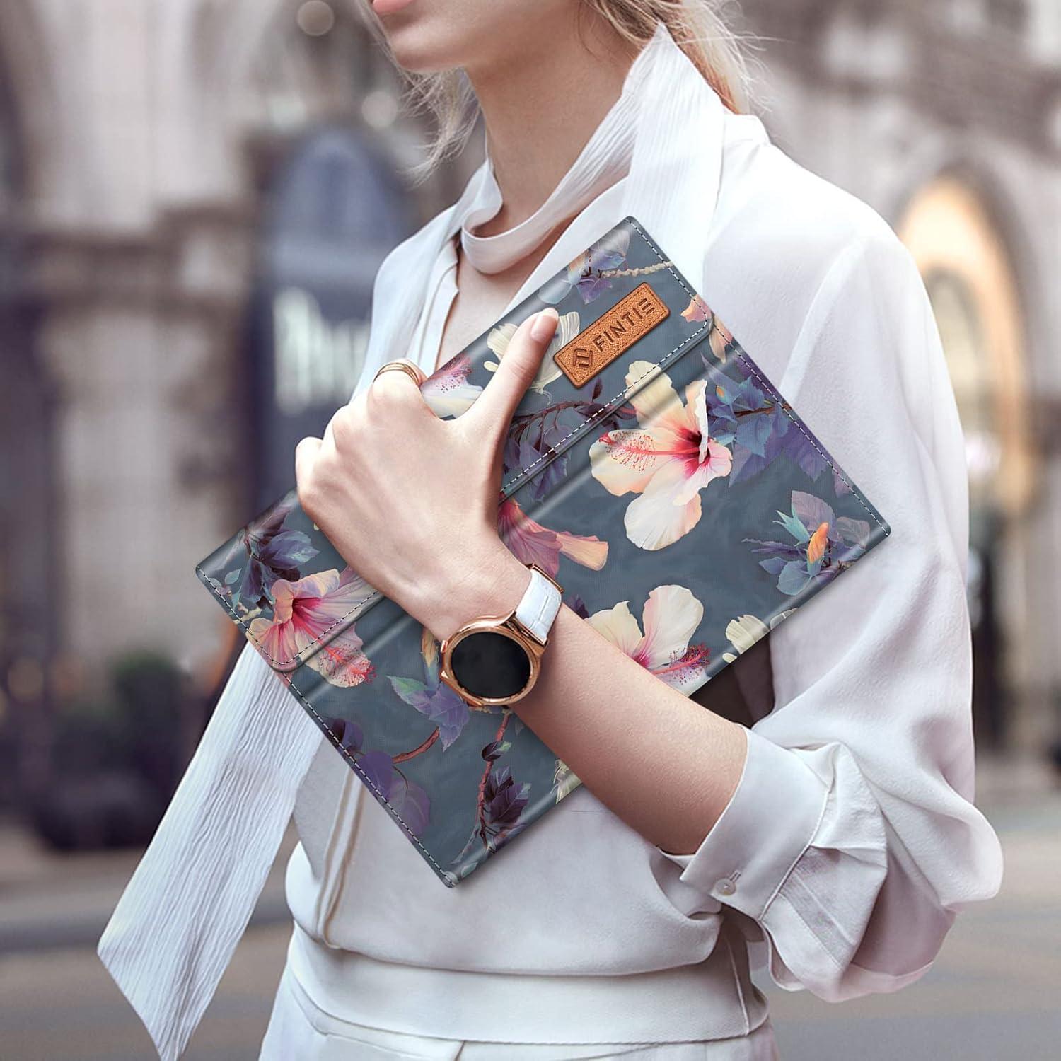 Funda Fintie para Samsung Galaxy Tab S8+ 12.4" Hibisco