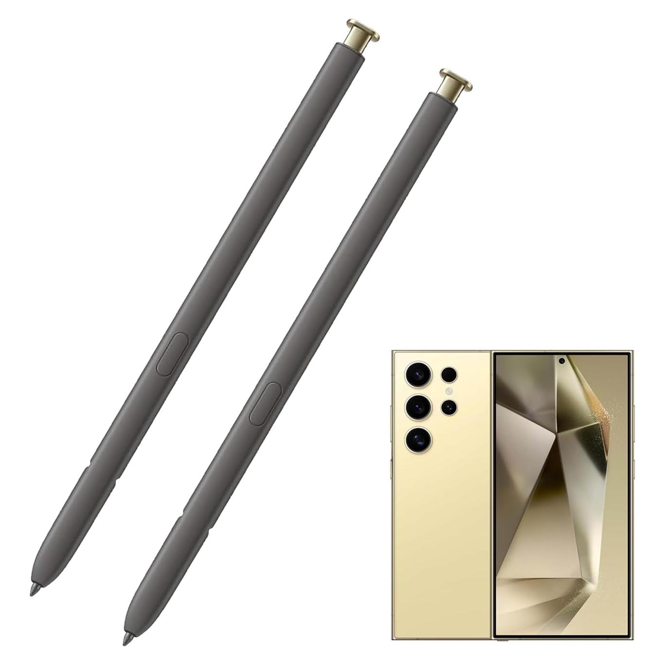 Paquete de 2 S Pen Galaxy S24 Ultra Oro Amarillo