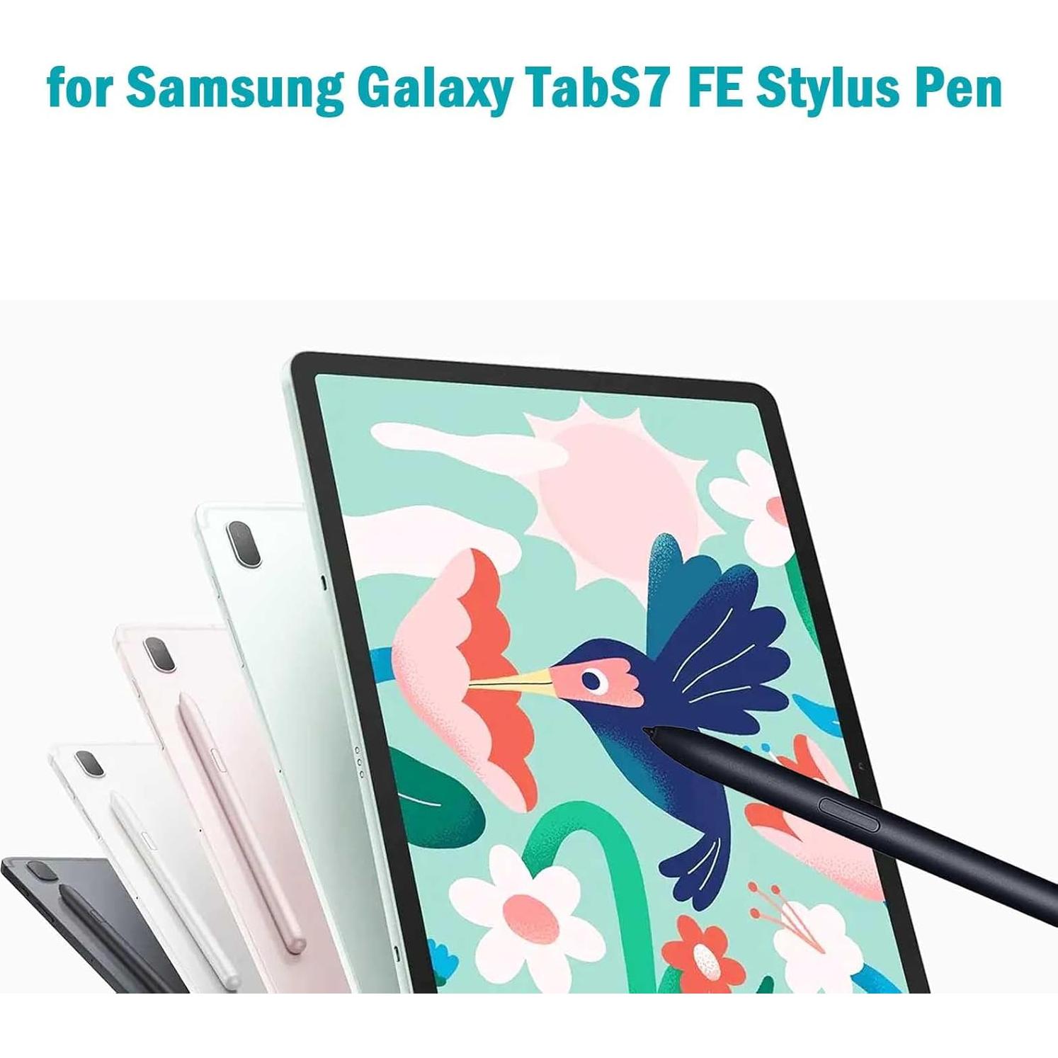 Paquete de 2 S Pen Reemplazo para Galaxy Tab S7 FE Negro
