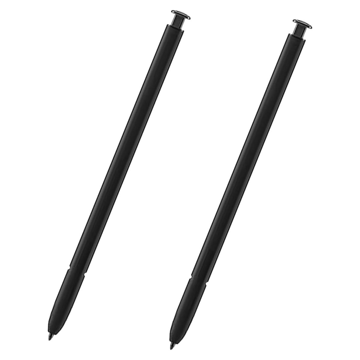 Paquete de 2 Stylus S Pen Reemplazo Galaxy Note 10 Negro
