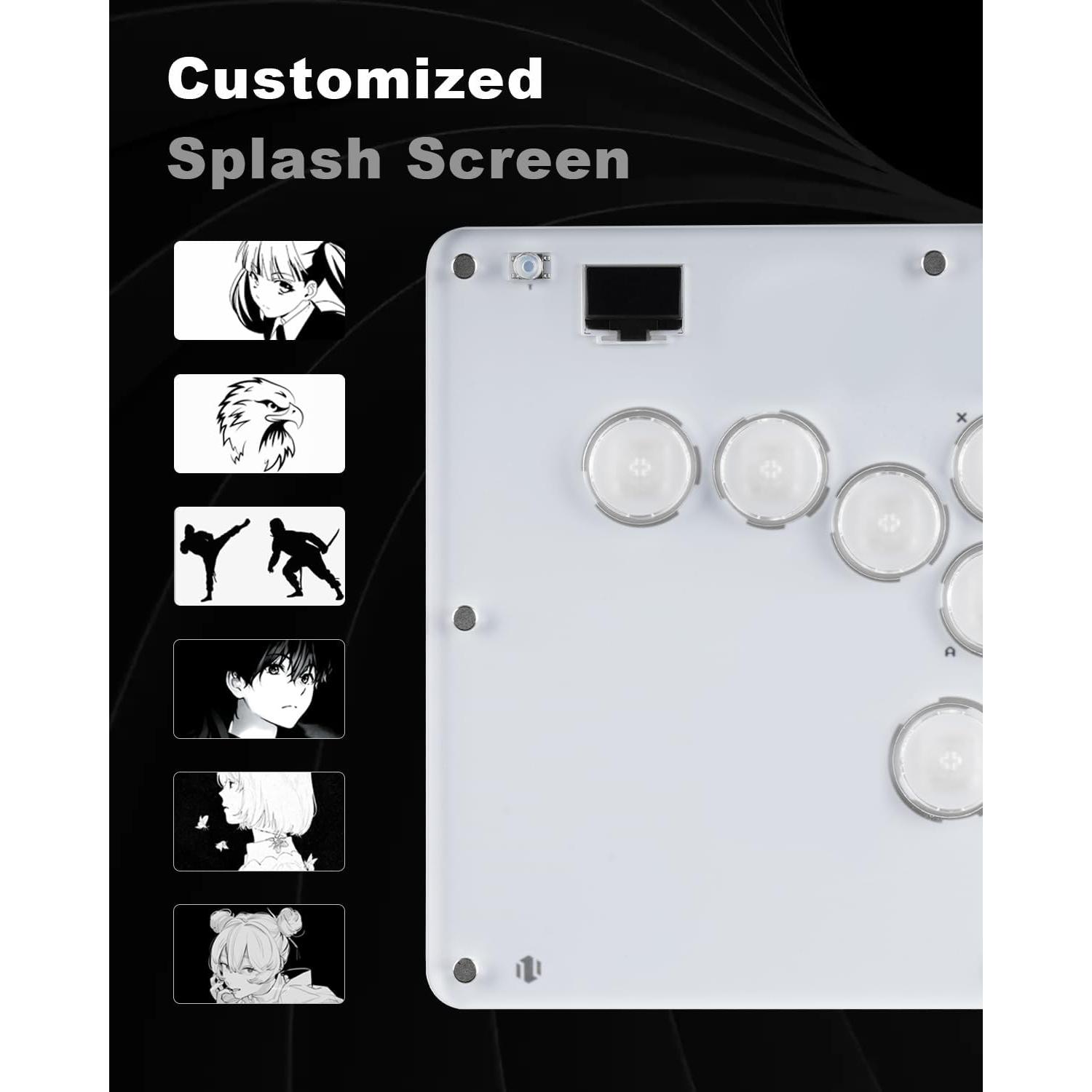 Controlador de Arcade SIXSIR T12 Crystal - RGB Personalizable