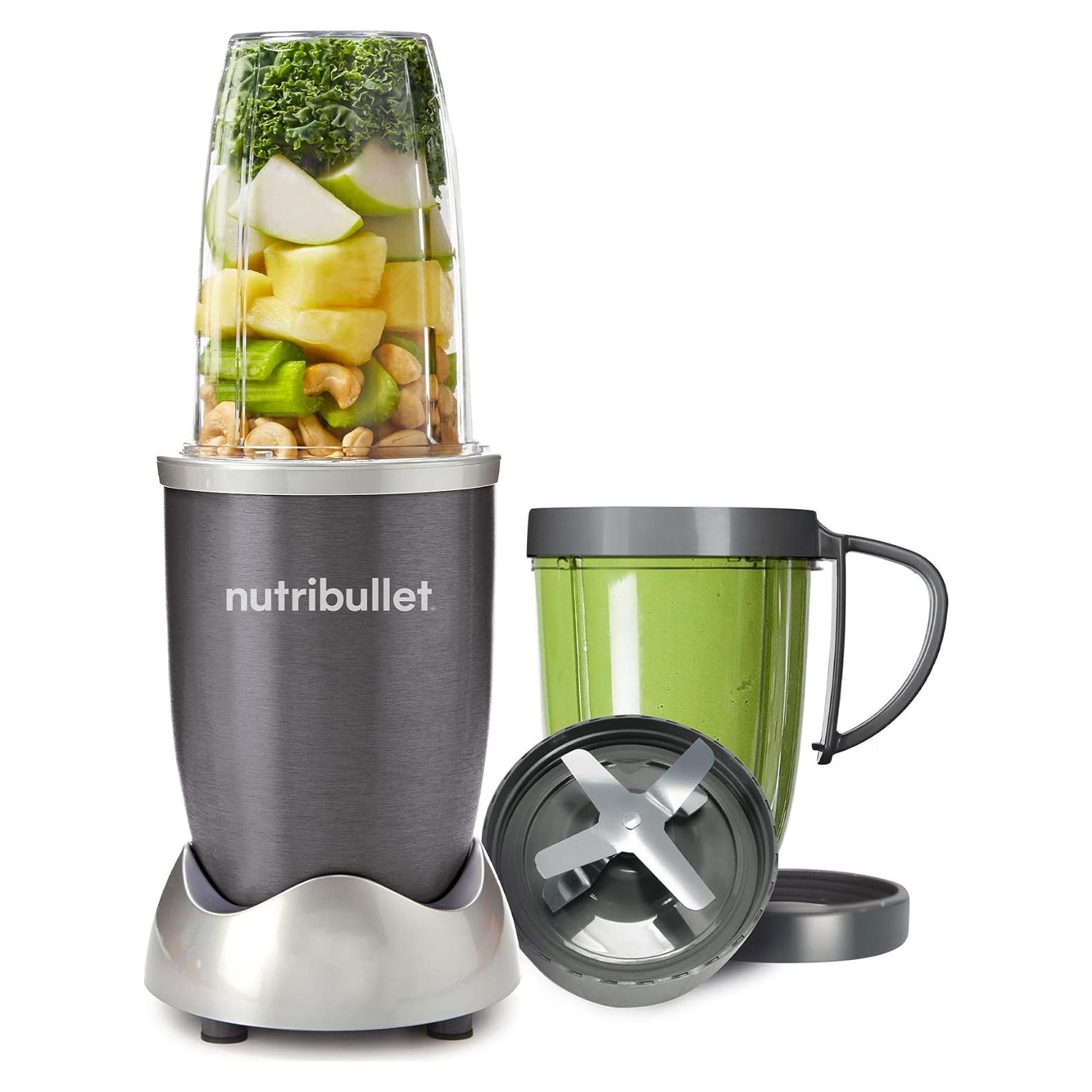 Licuadora NutriBullet 600W 8 Piezas - Gris - NBR0802