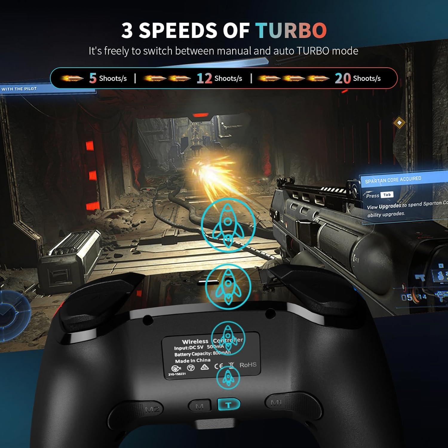 Controlador Inalámbrico AceGamer 2 Pack para Nintendo Switch - Joystick de Efecto Hall