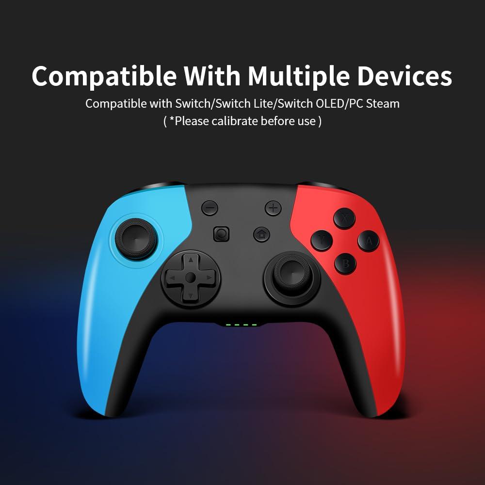 Controlador Inalámbrico AceGamer 2 Pack para Nintendo Switch - Joystick de Efecto Hall
