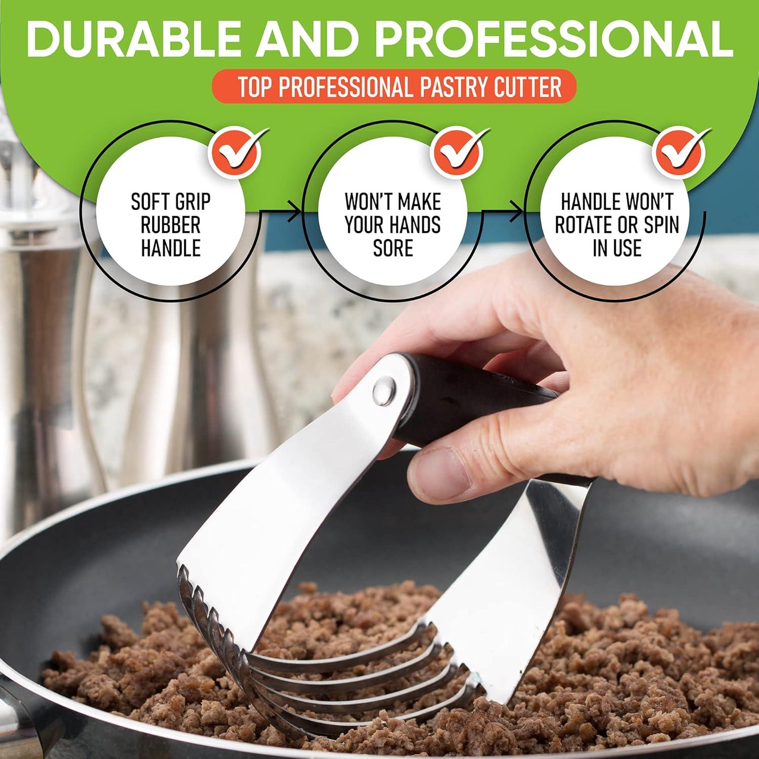 Mezclador de Masa Spring Chef Negro Acero Inoxidable 0.15 kg