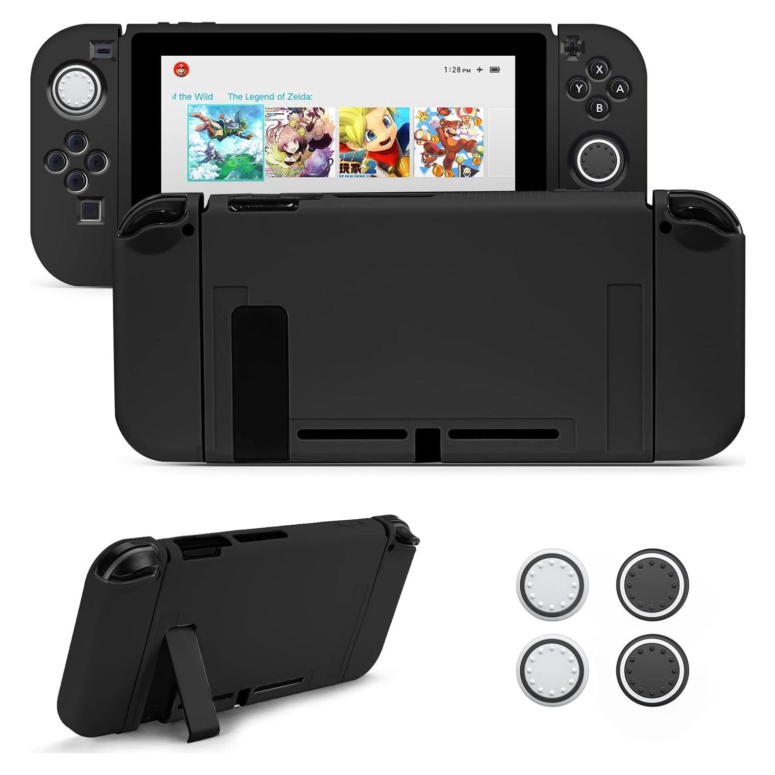 Funda Protectora JINGDU para Nintendo Switch 2017, TPU Negro