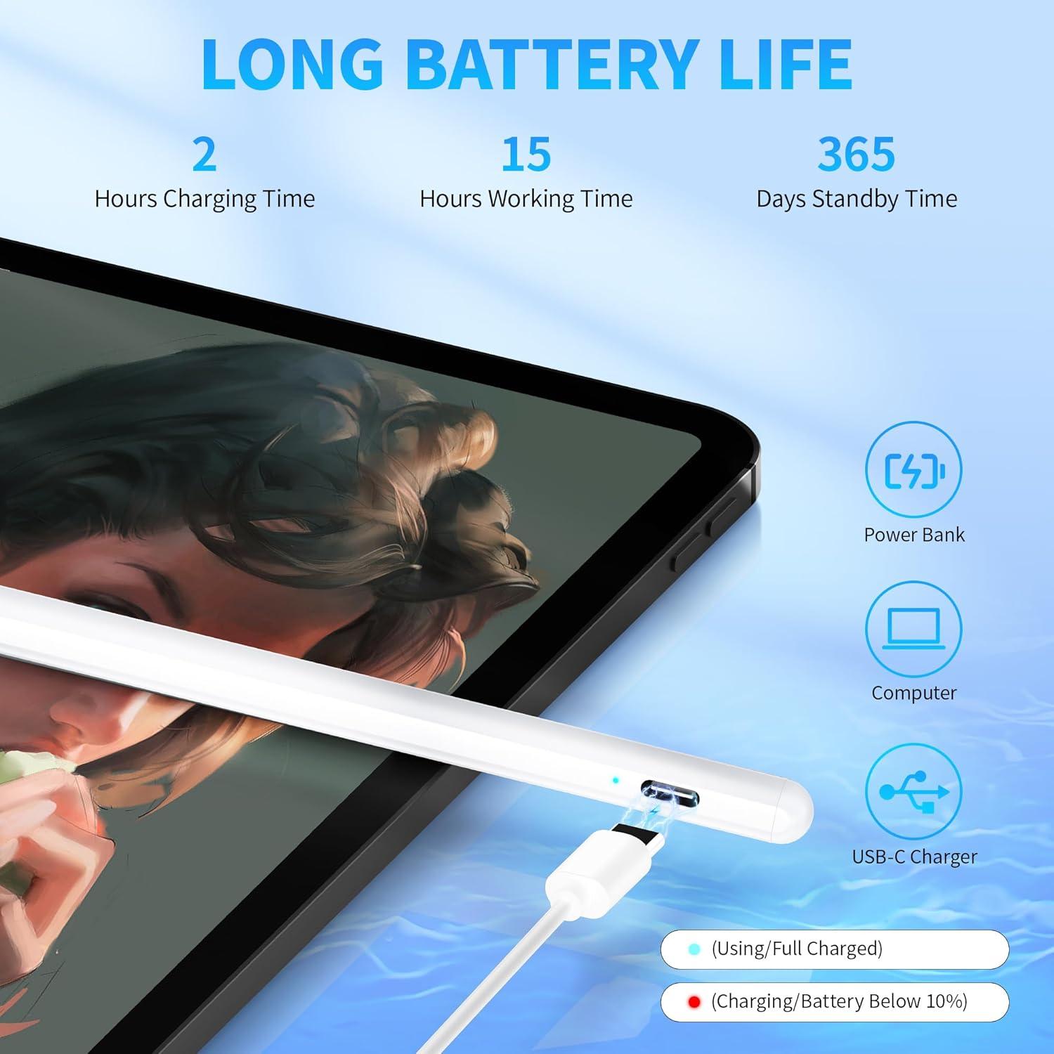 Bolígrafo Stylus DRYMOKINI Recargable 20 cm Blanco