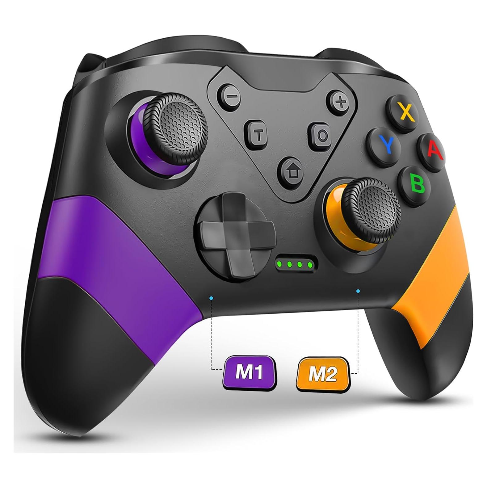 Controlador Inalámbrico HUDOBBYE para Switch - Turbo y Palancas