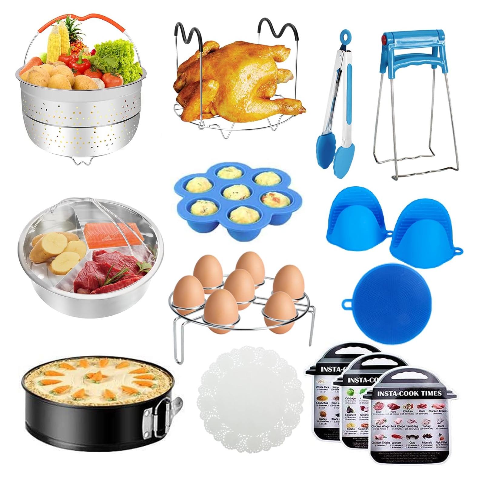 Accesorios para Olla de Presión Alpacasso 73 Piezas 5/6/8 Qt