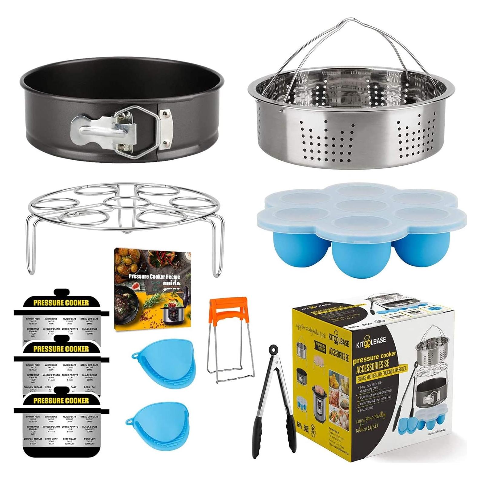 Juego de Accesorios para Olla a Presión KITOOLBASE 12 Piezas