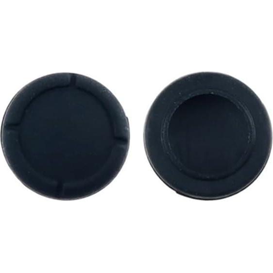 2PCS 3D Analog Joystick Cover Thumb Stick Cap Button Module for Switch NS/Switch Lite Joycon (Black)