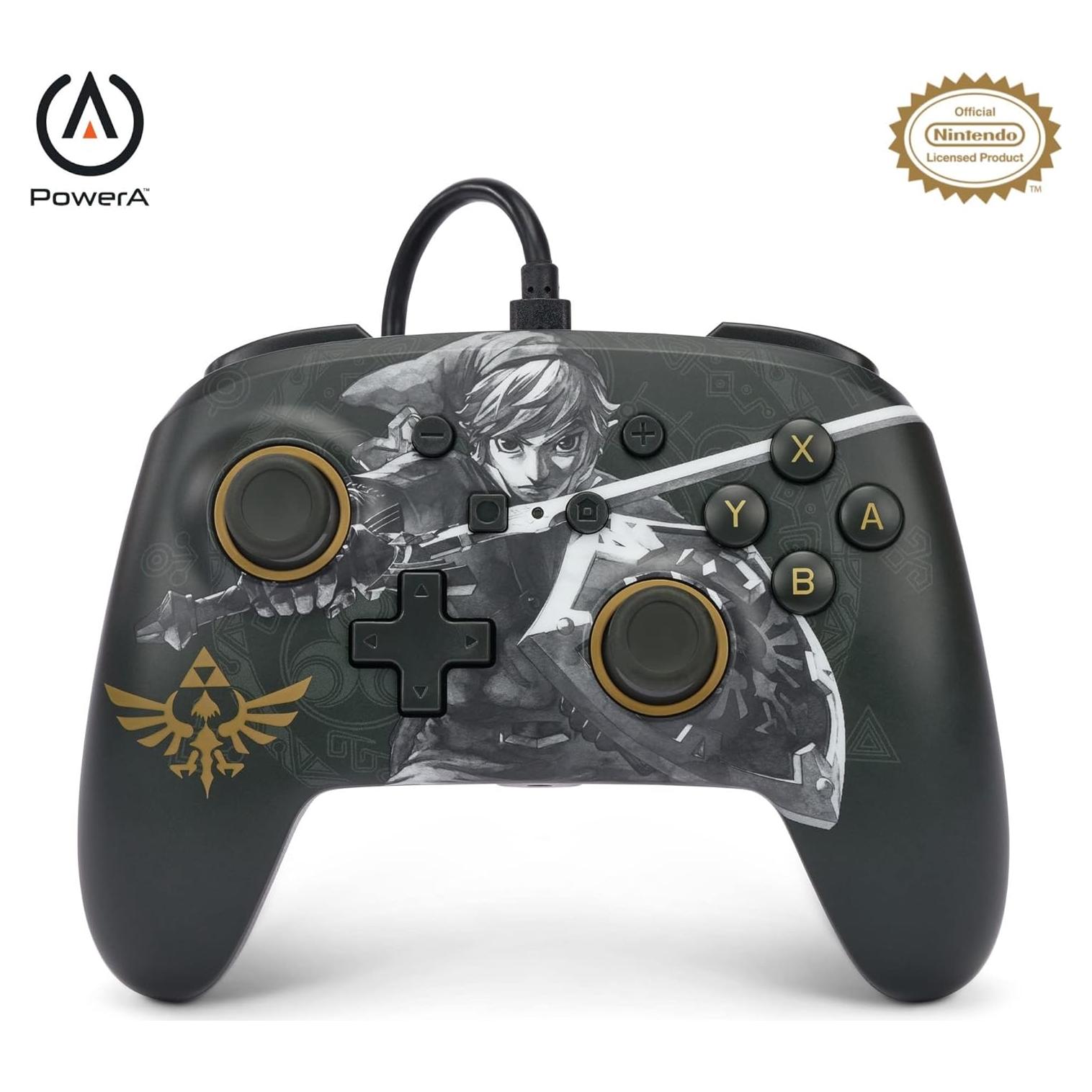 Controlador con cable PowerA para Nintendo Switch - Link
