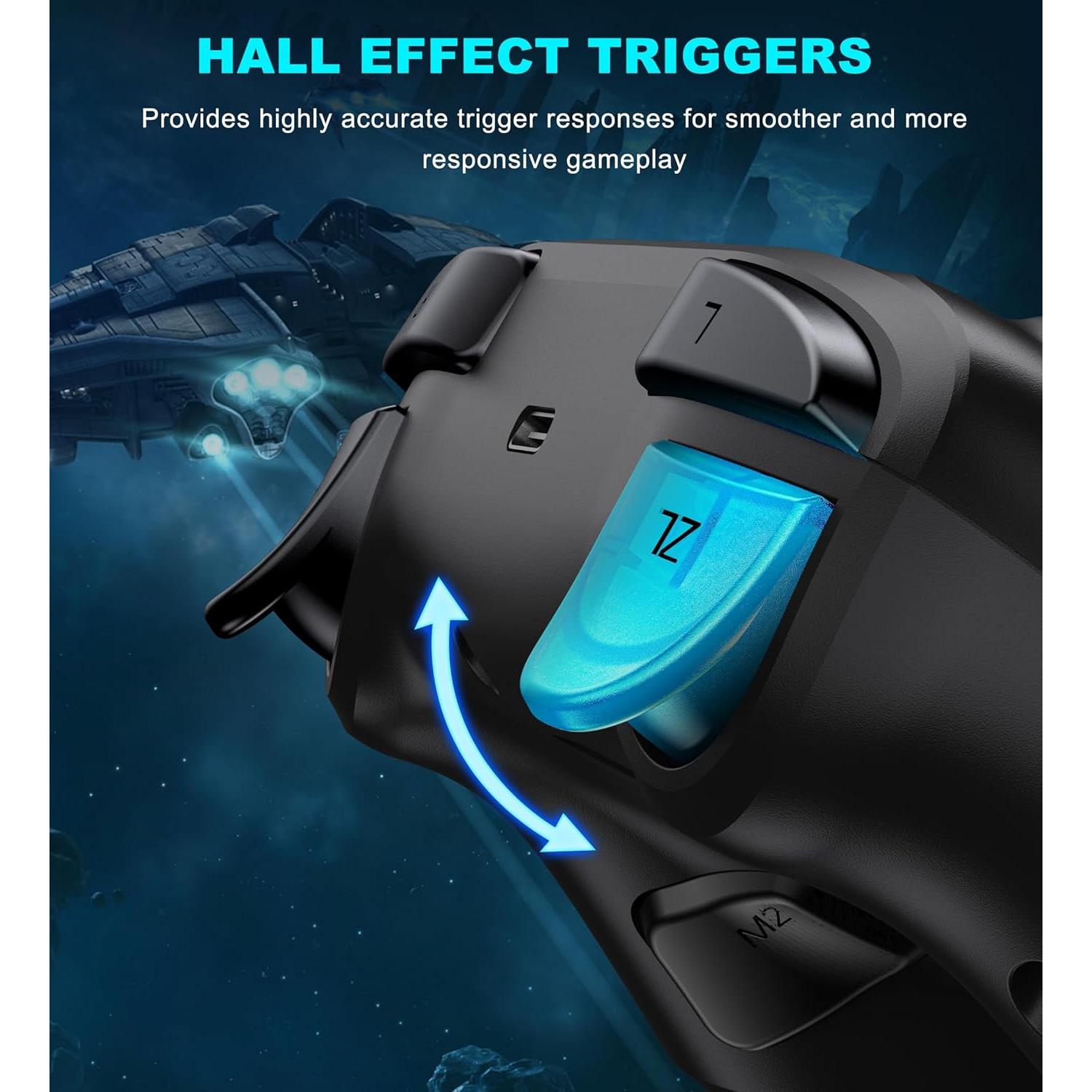 Controlador Inalámbrico NealGamefy para PC y Switch - Bluetooth 5.3, 1000mAh