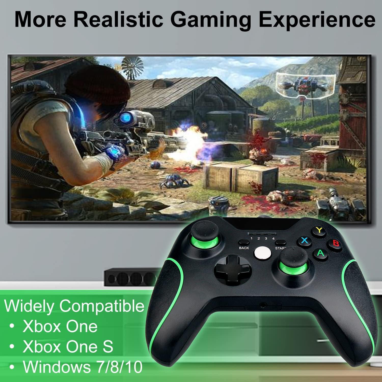 Controlador USB con cable OSTENT para Xbox One S - Negro