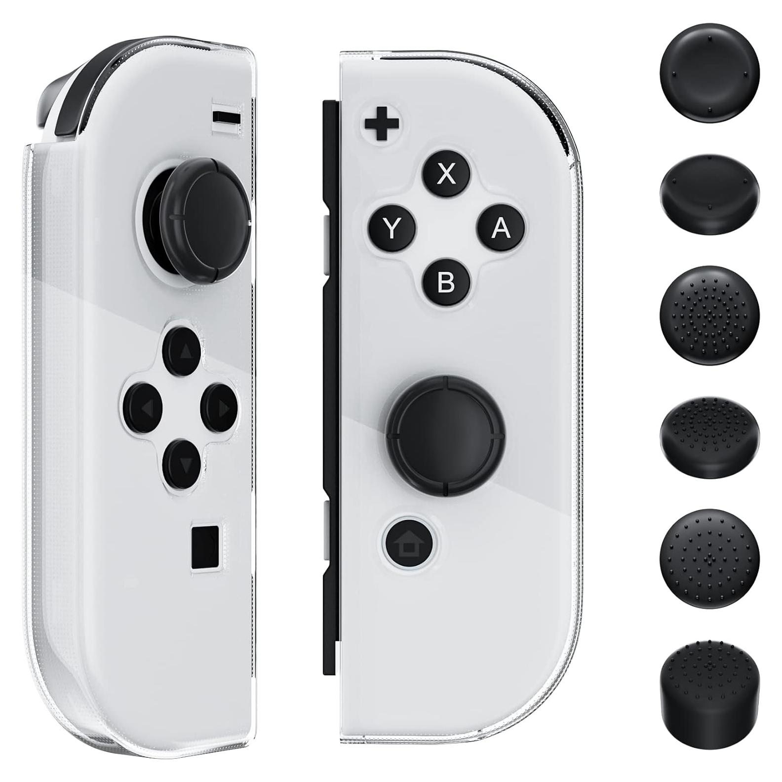 Funda Transparente TPU Suave RHOTALL para Joycon Nintendo Switch