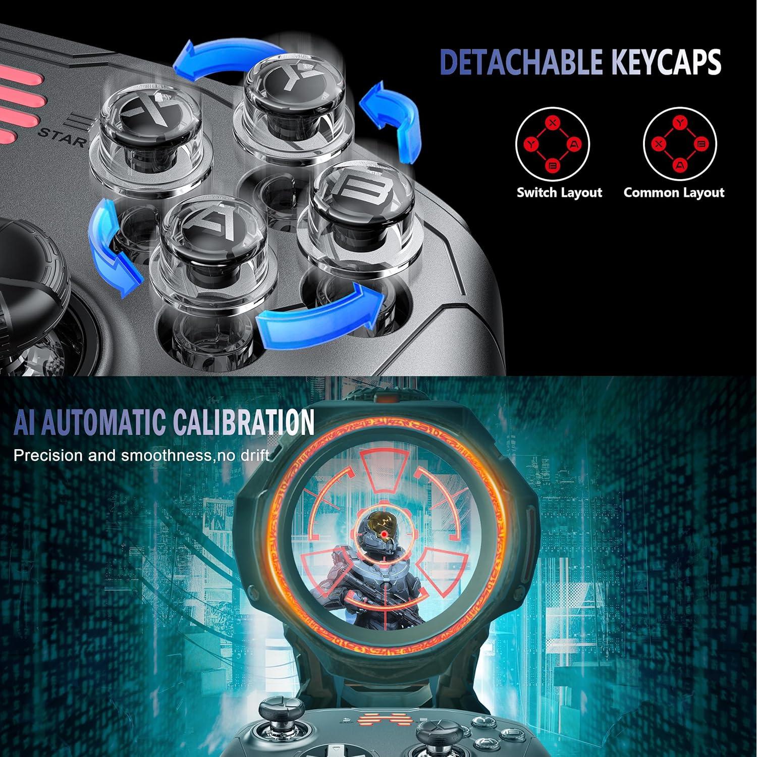 Controlador de Juego Inalámbrico BEITONG Zeus Pro - PC/Switch