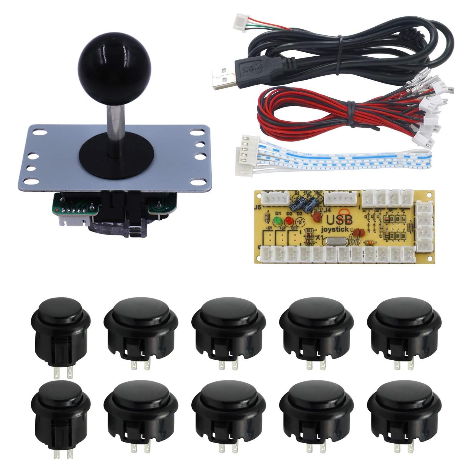 Controlador Arcade SJ@JX USB Joystick y Botones 30mm