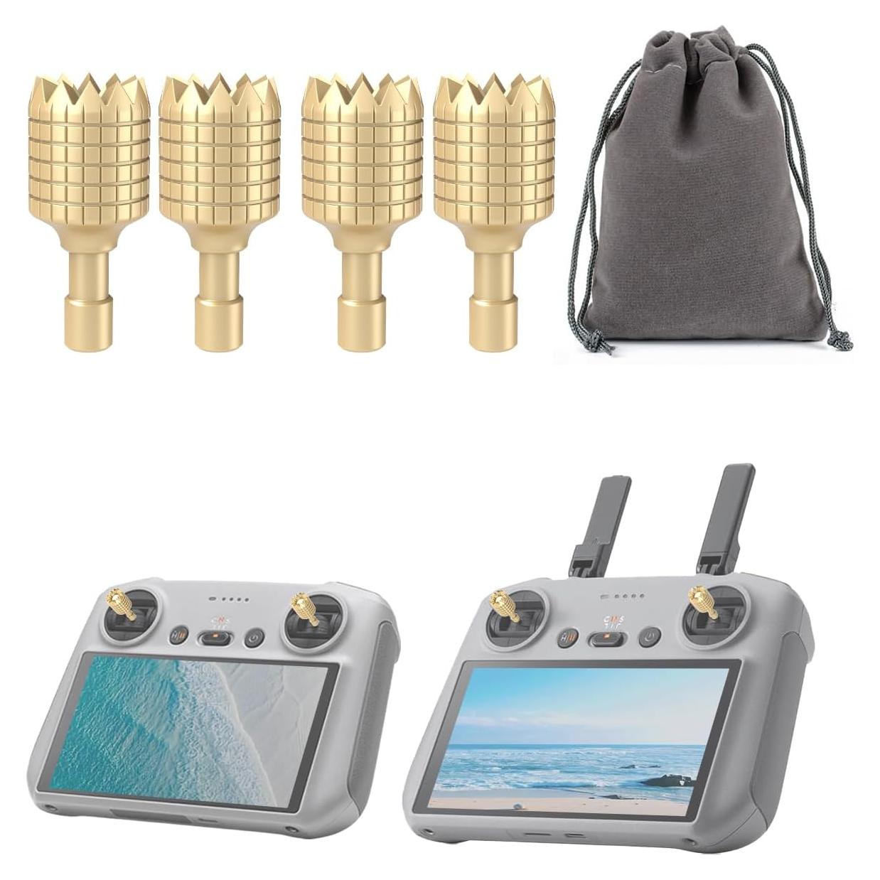 Palancas de Control Remoto LKTOP para DJI RC/RC2 - Oro