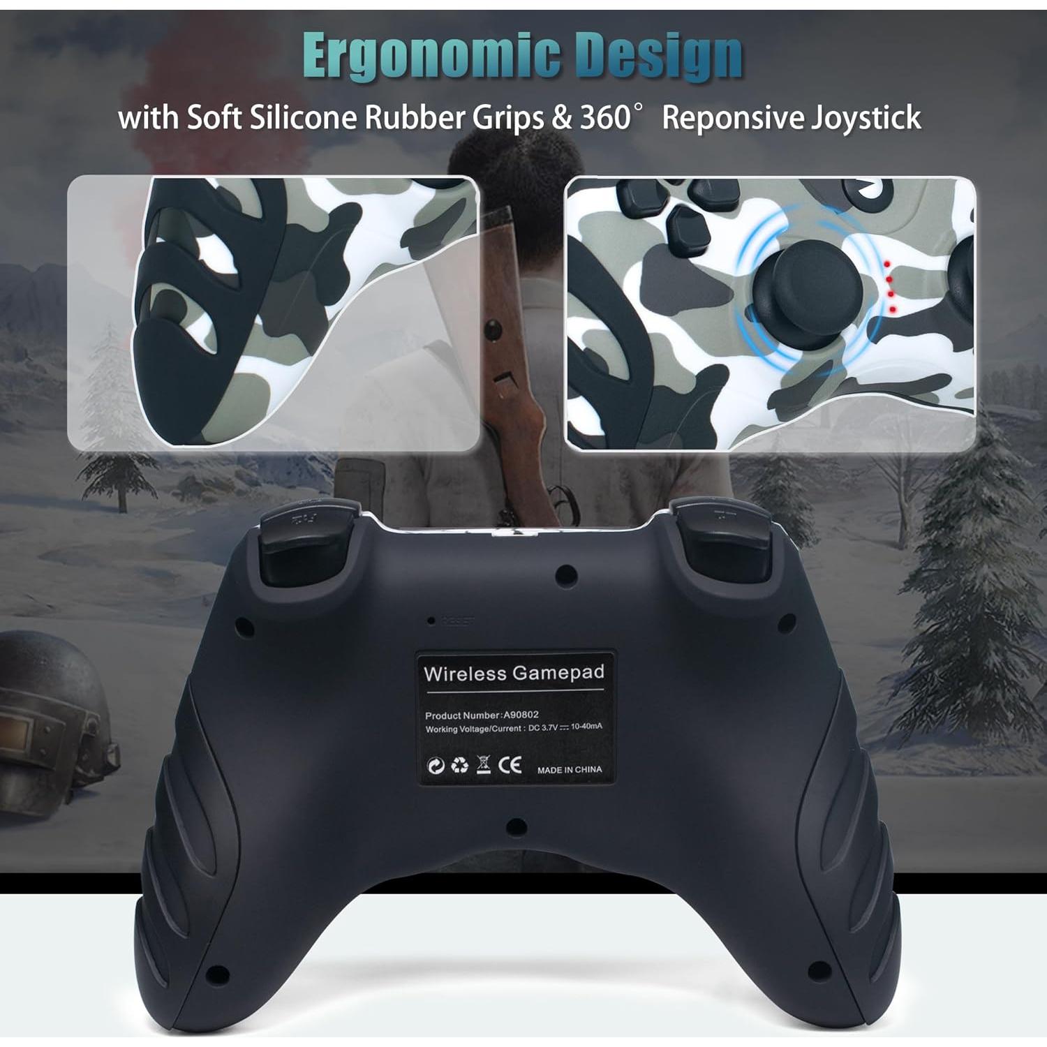 Controlador Inalámbrico DoJoZone para PC/PS3/TV - Doble Vibración